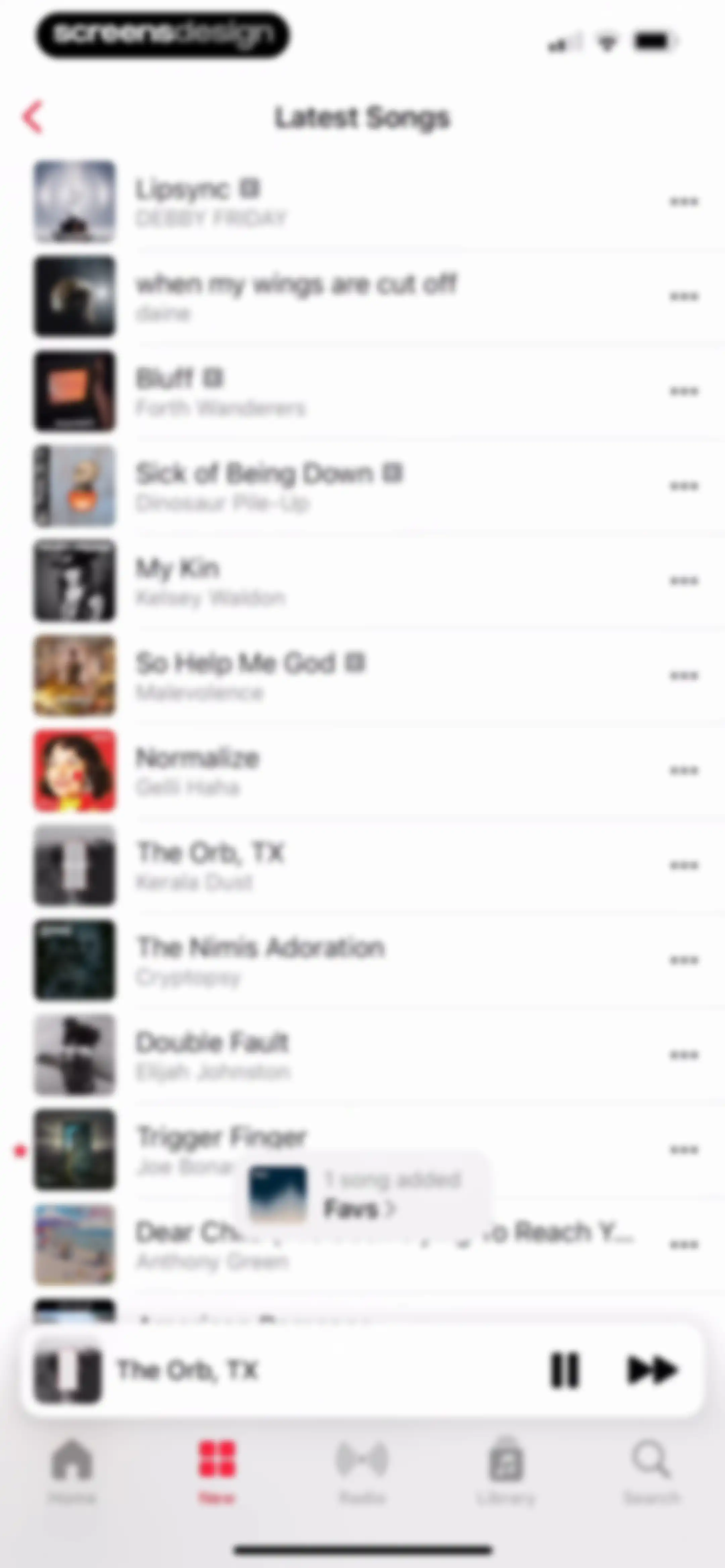 Apple Music screen 69