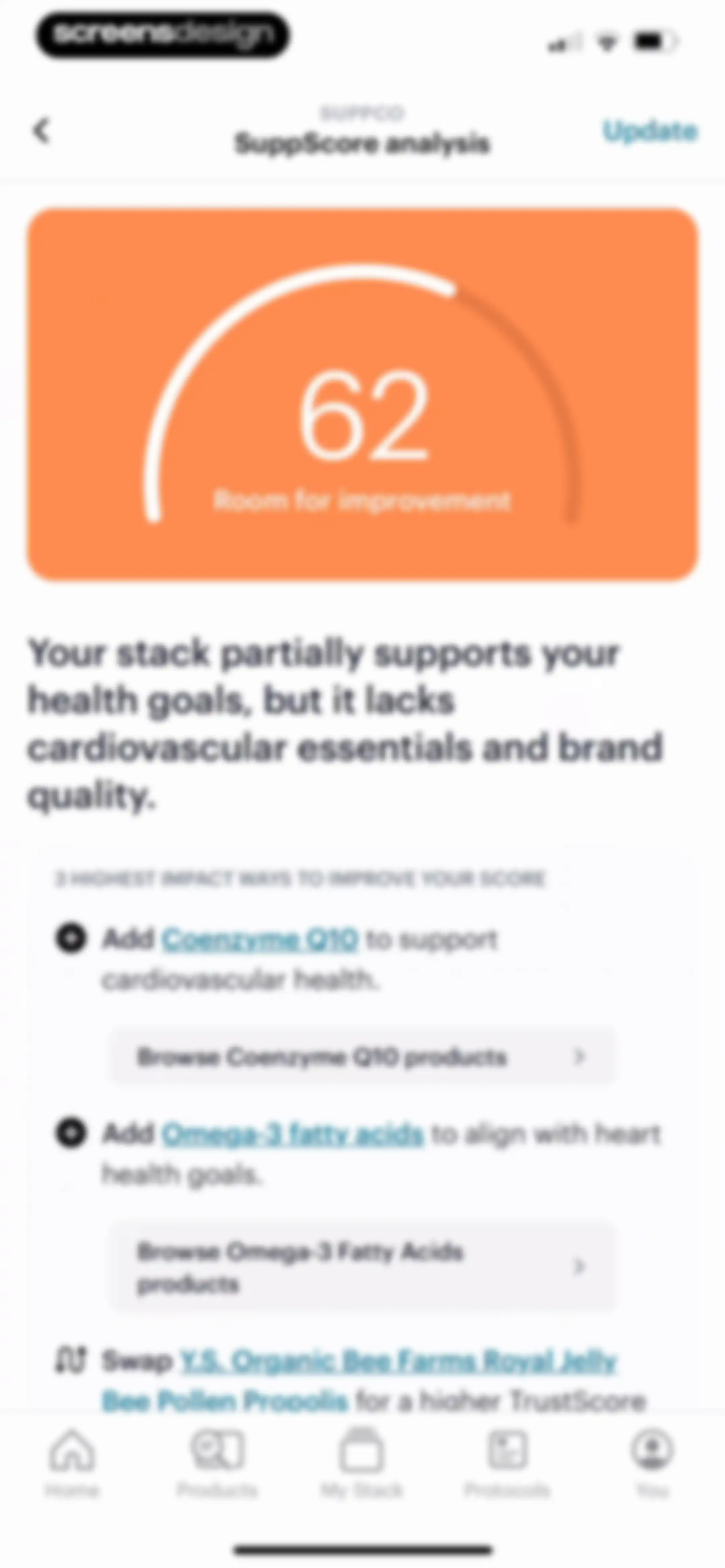 SuppCo: Supplement Scanner screen 168