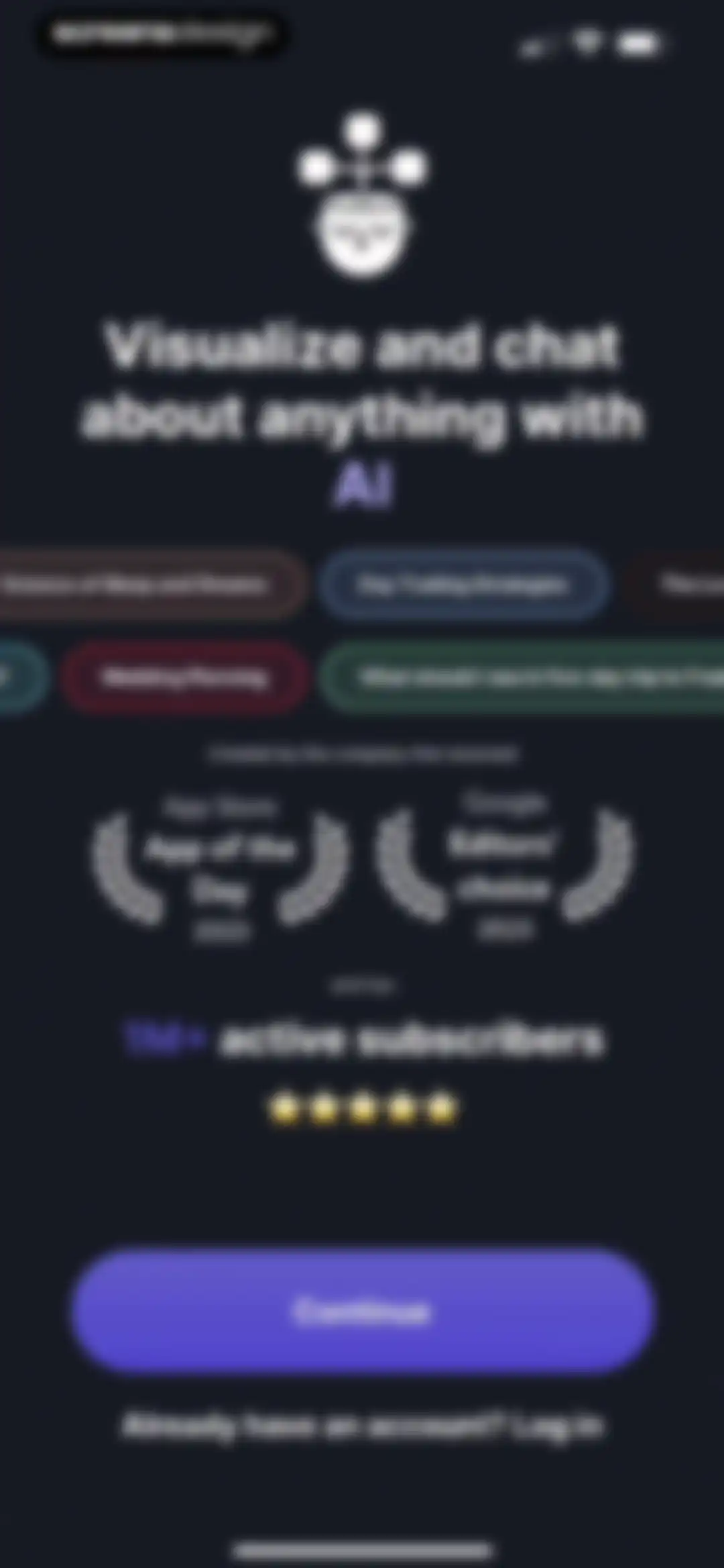 VisualMind: AI MindMap/Chatbot screen 2