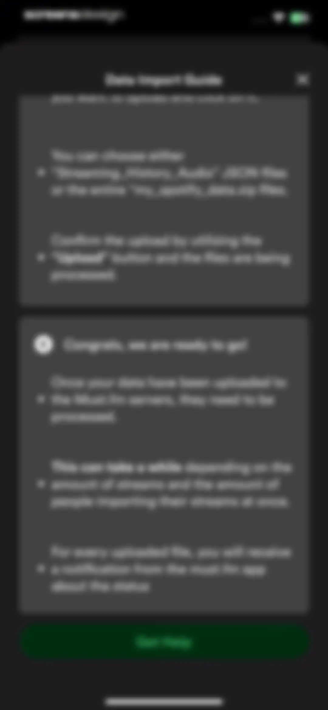 must.fm for Spotify Stats screen 35