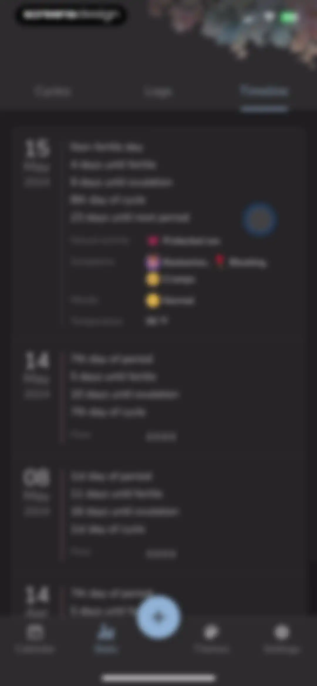 Period Tracker and Calendar screen 31