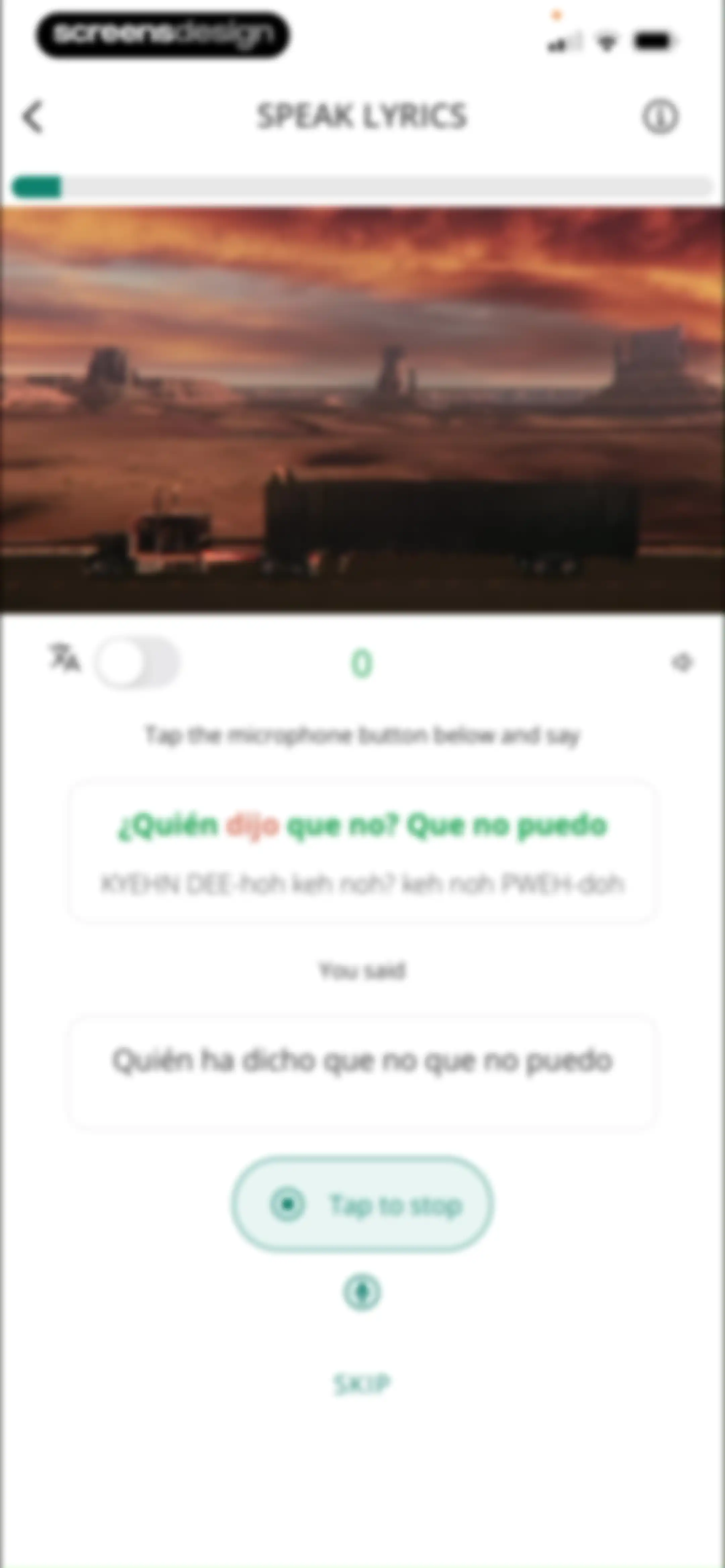 LyricFluent: Learn Languages screen 78