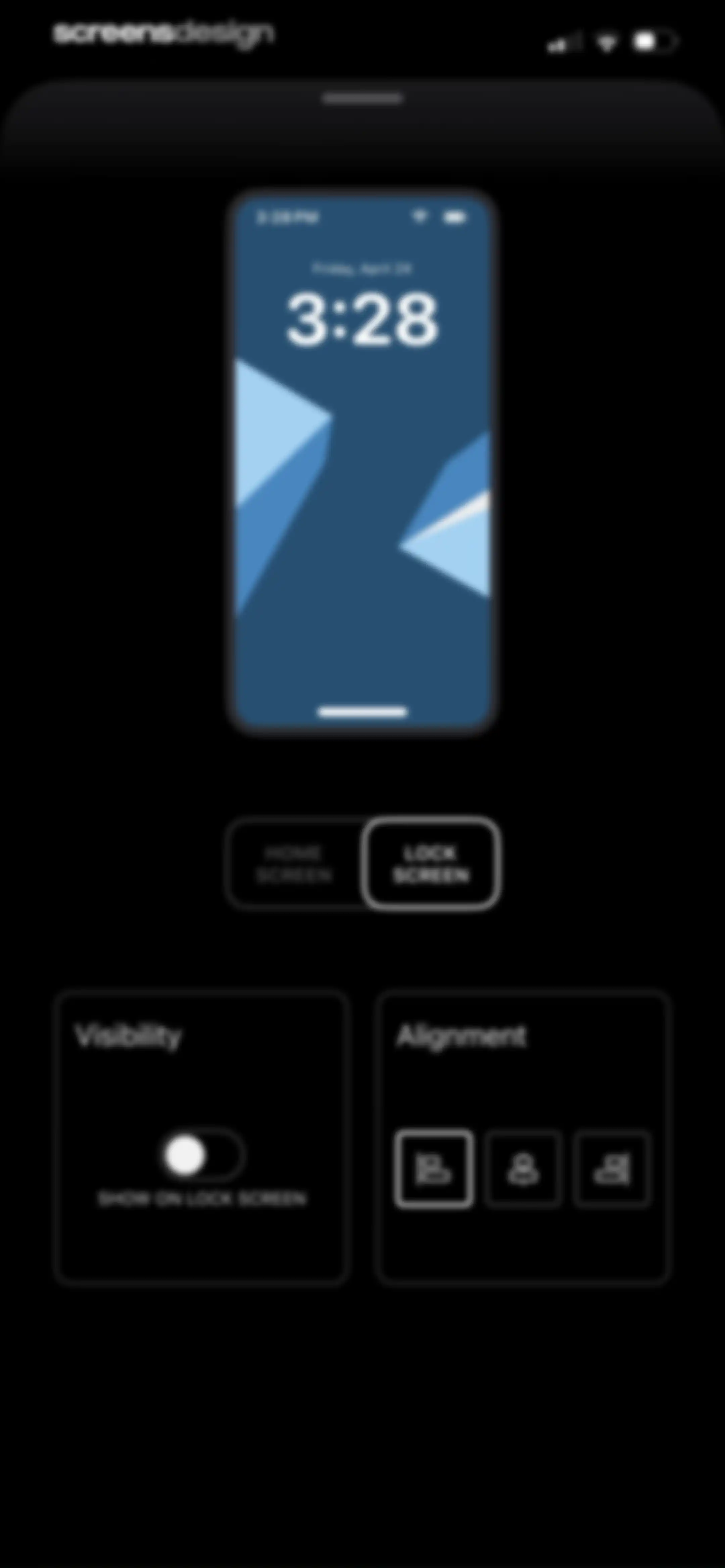 Blank Spaces Launcher screen 60