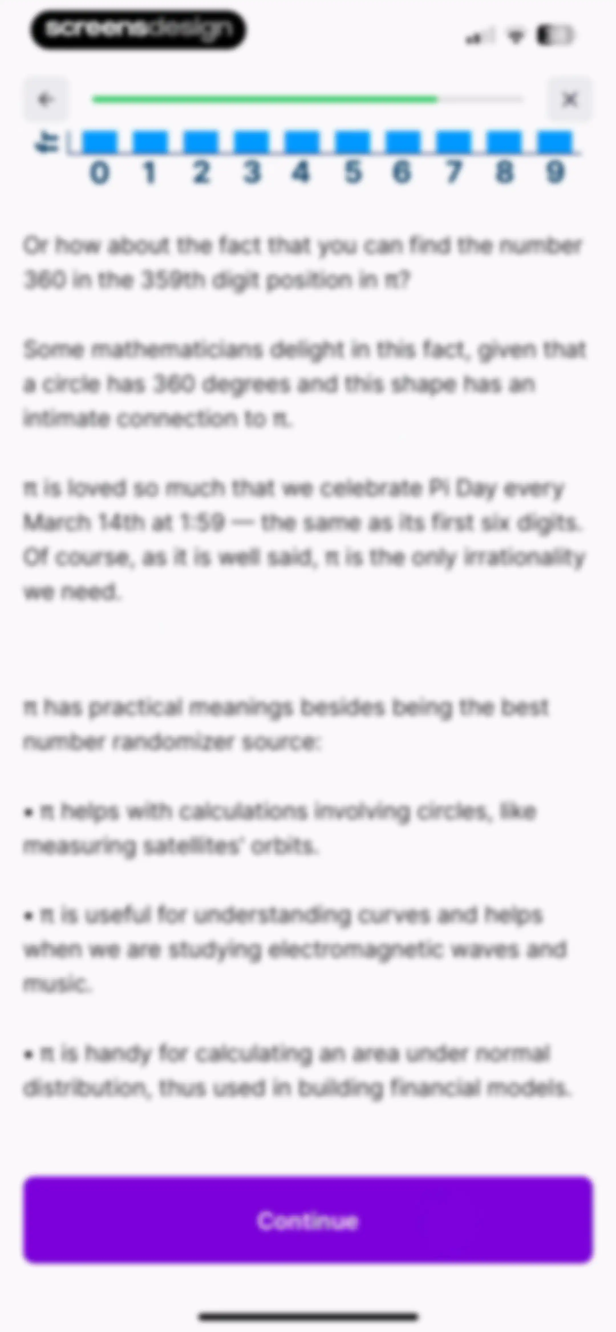 Nibble: Daily Learning & Quiz screen 74