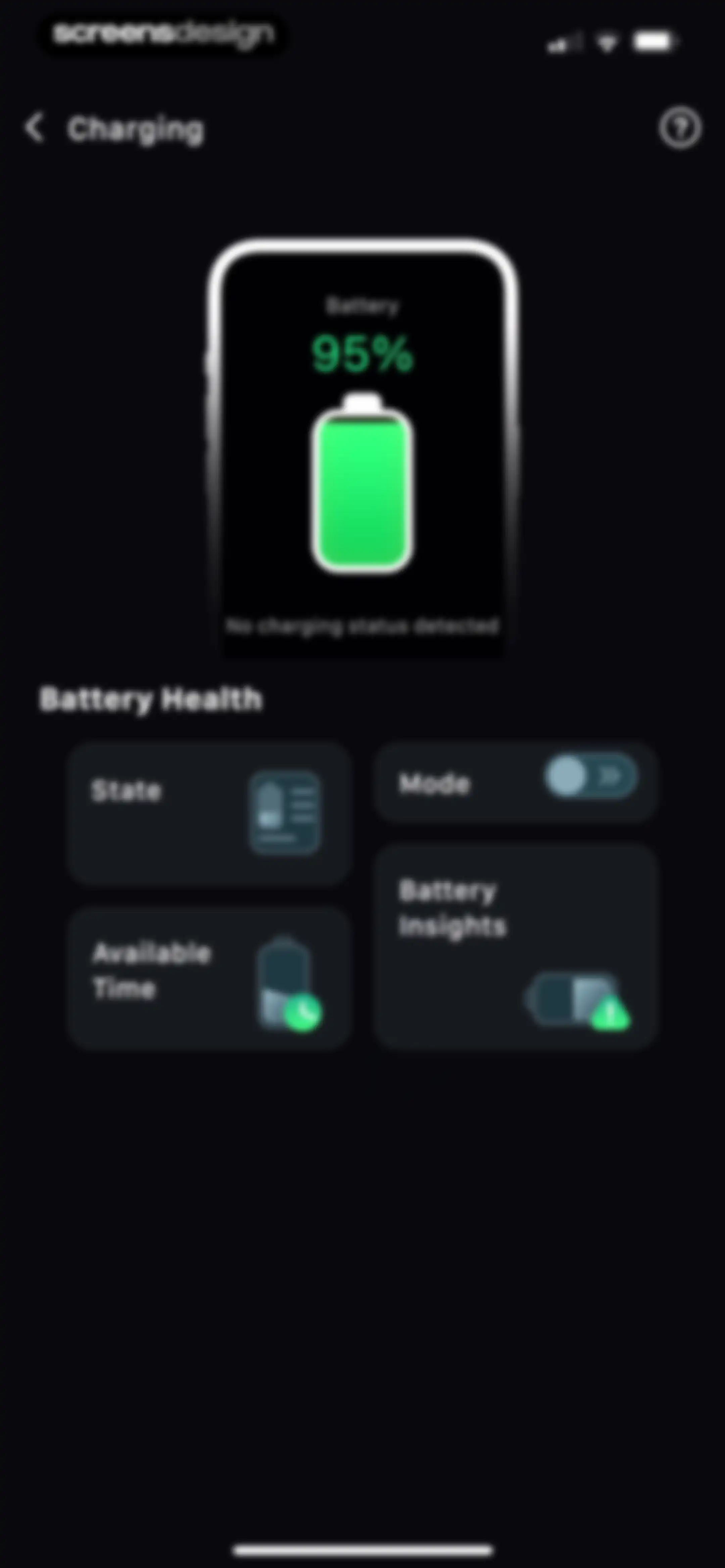 Device Care: Storage & Battery screen 19