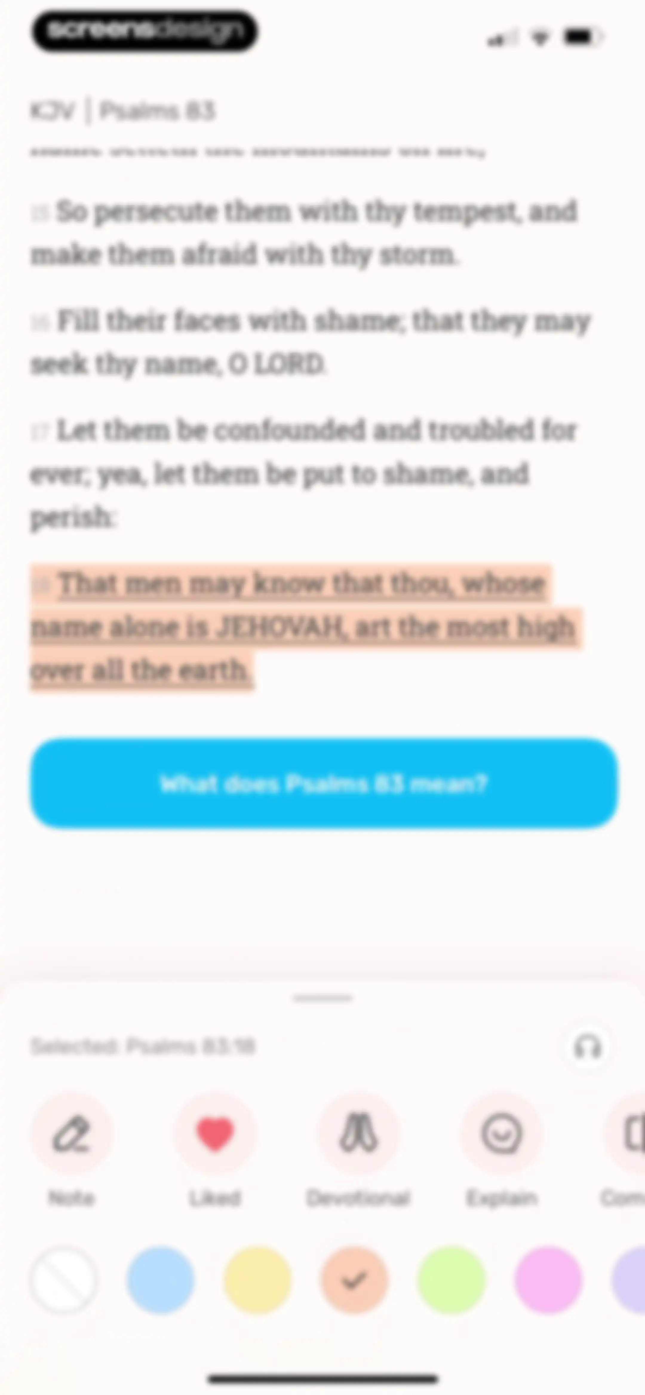 Bible Study - Manna screen 67