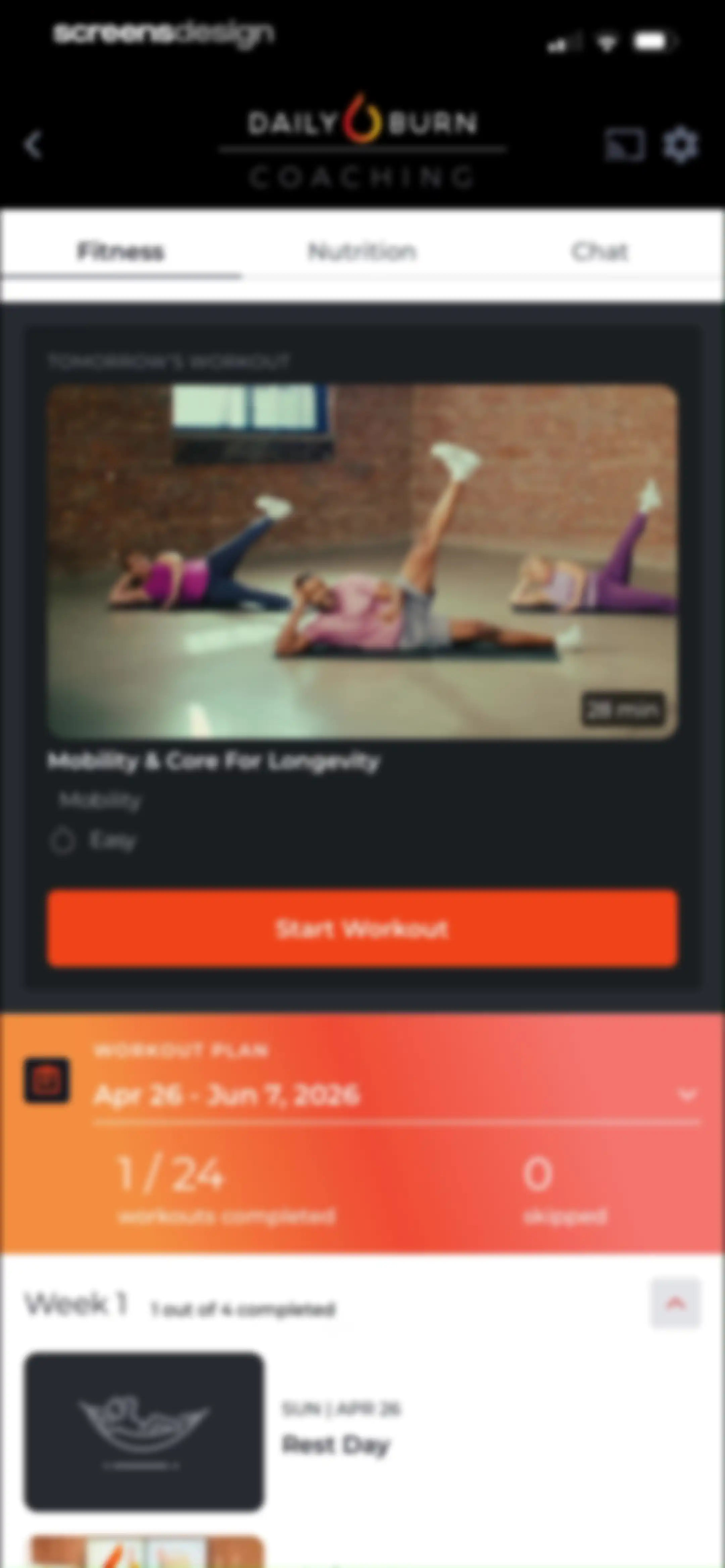 Daily Burn: Home Workouts screen 51