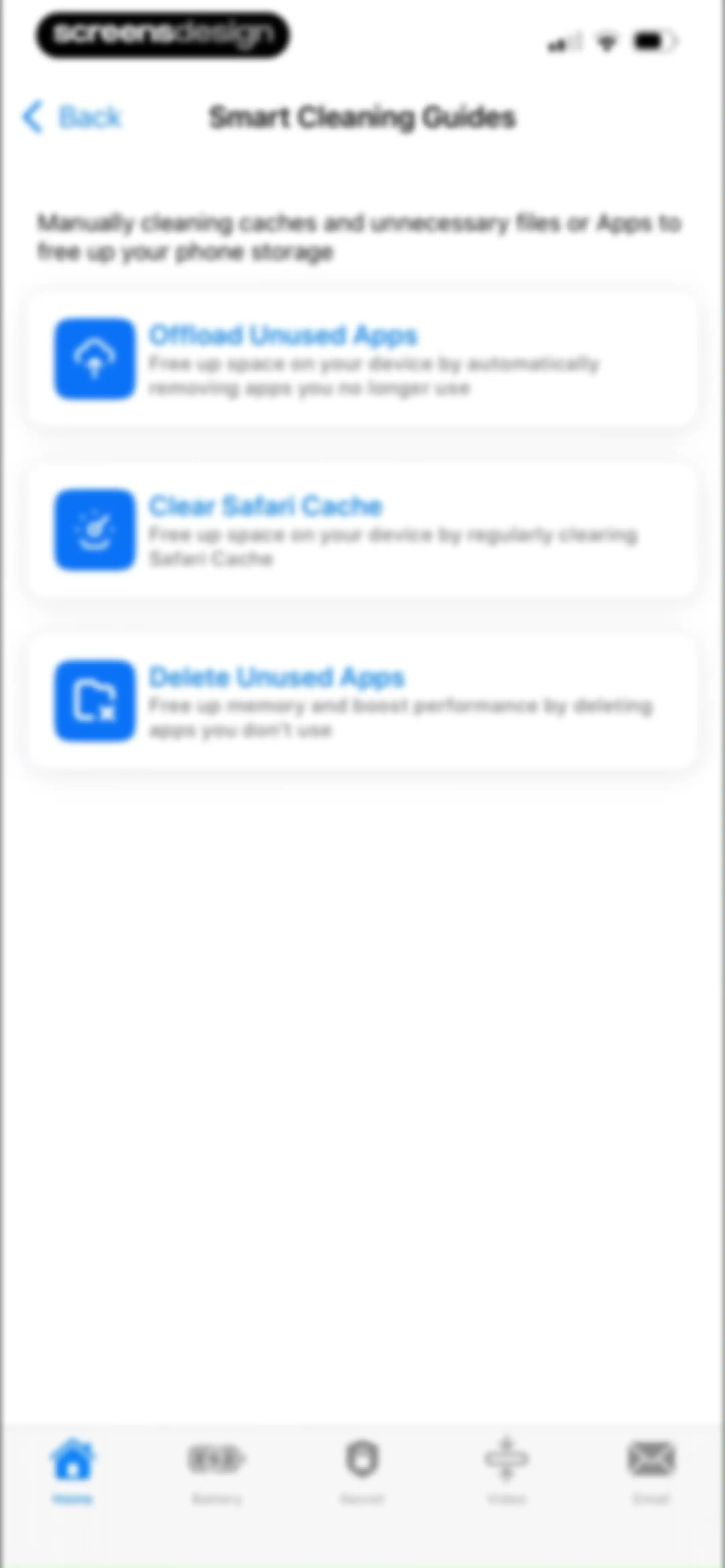Clean Phone Storage Now screen 40