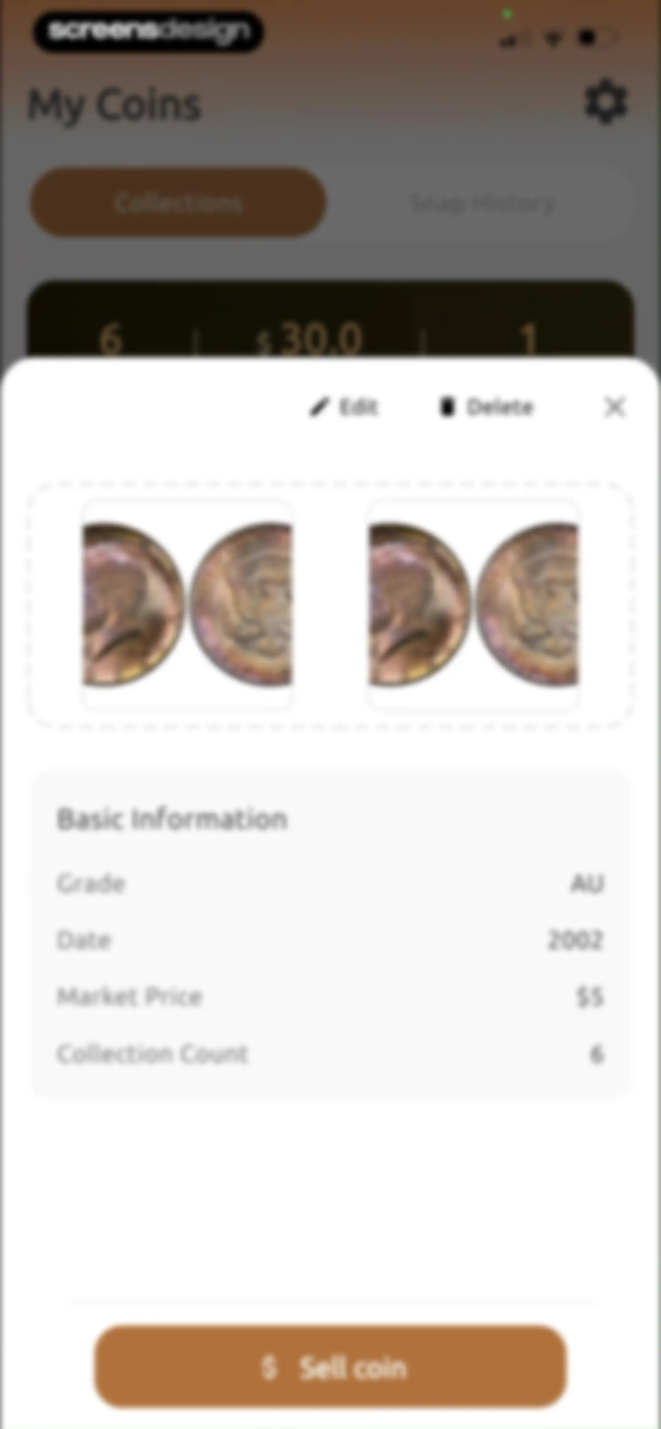 ChatCoin: Coin Identifier screen 45