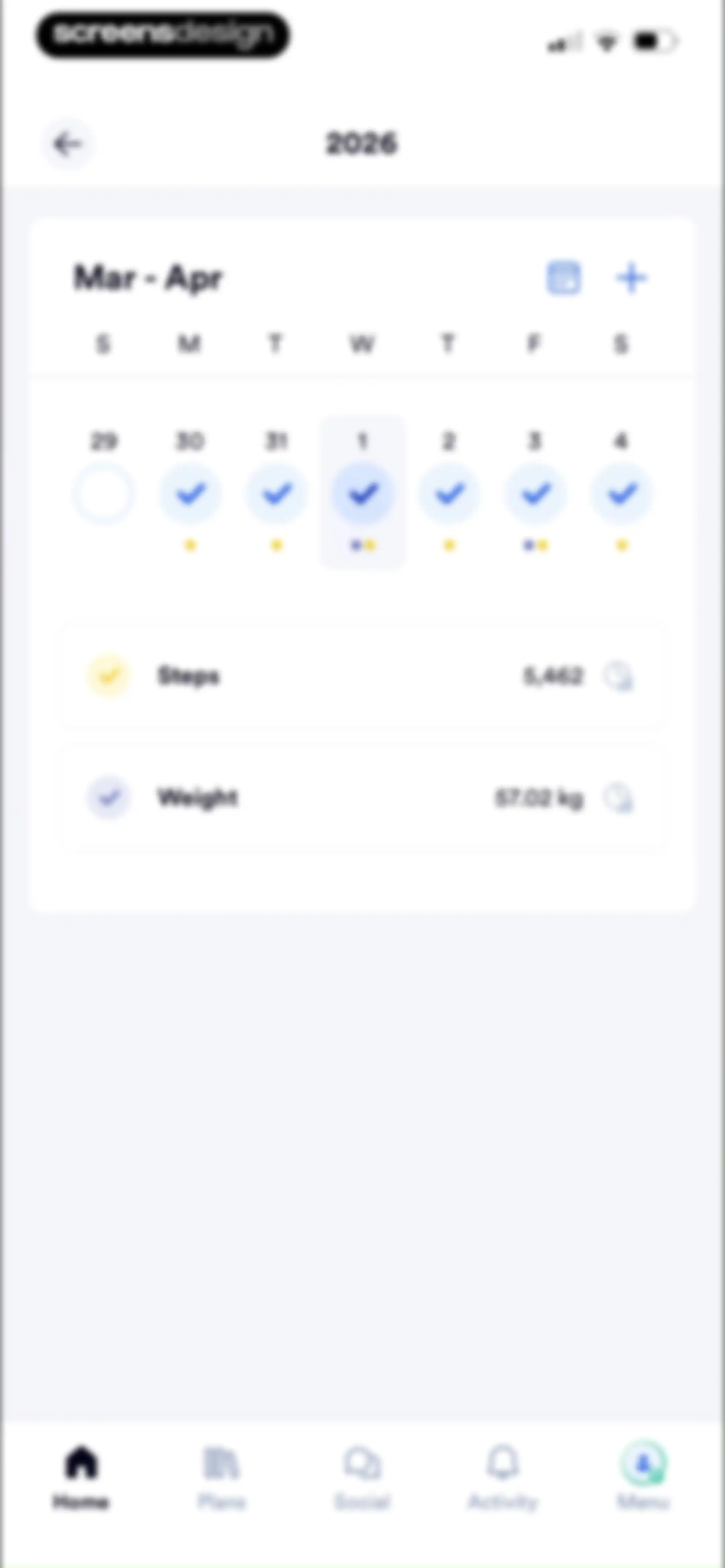 Caliber: Strength Training screen 89