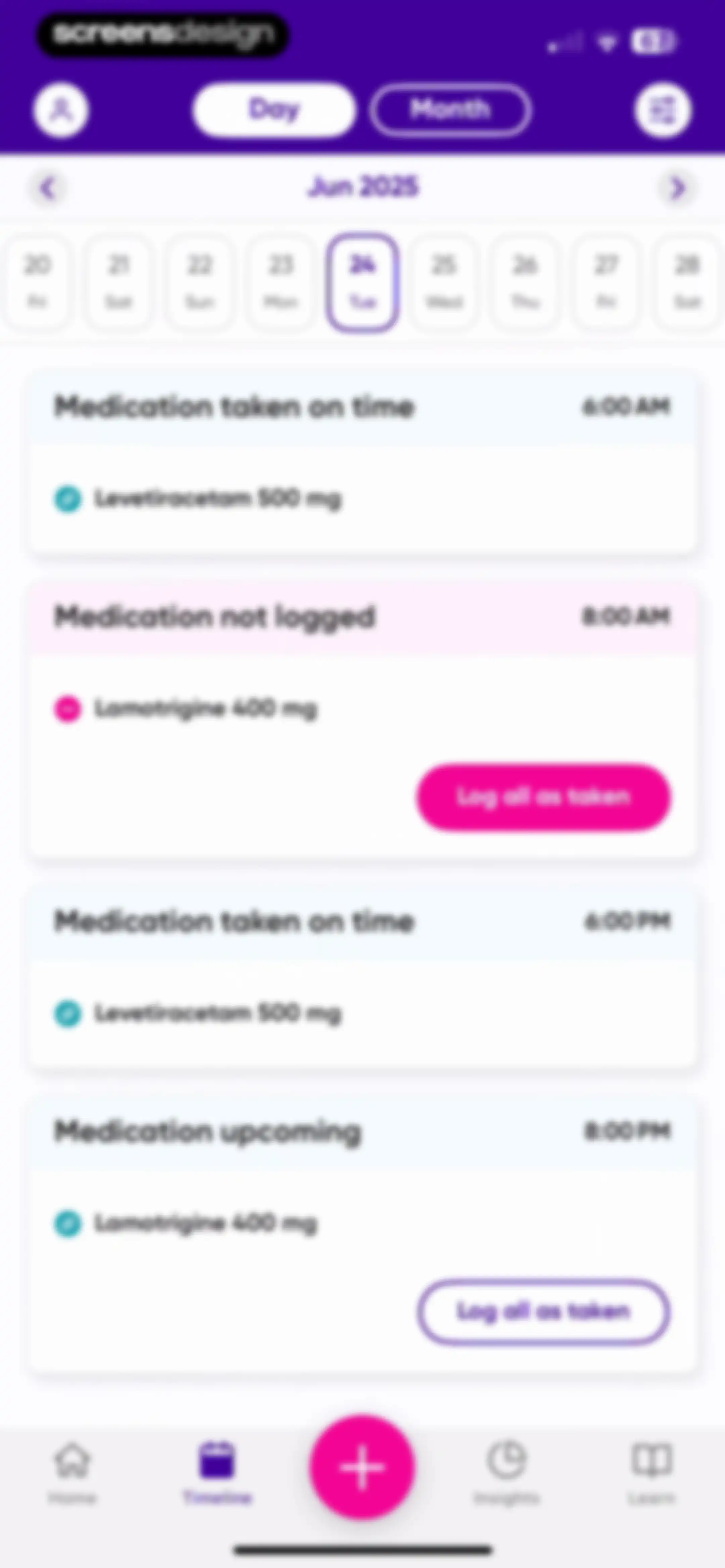 Epsy: Seizure Log for Epilepsy screen 30