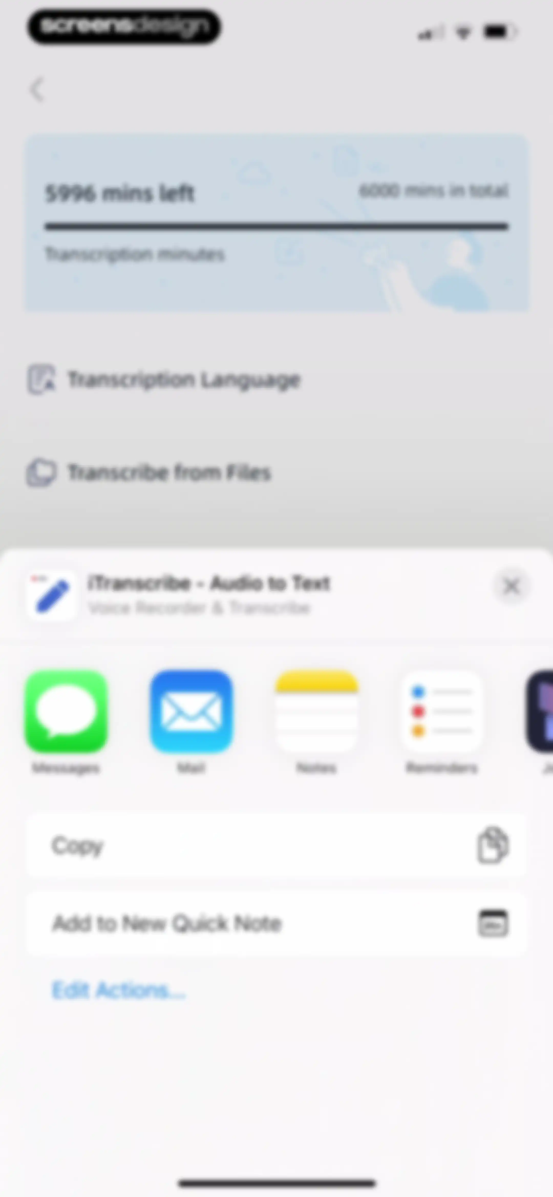 iTranscribe - Audio to Text screen 77