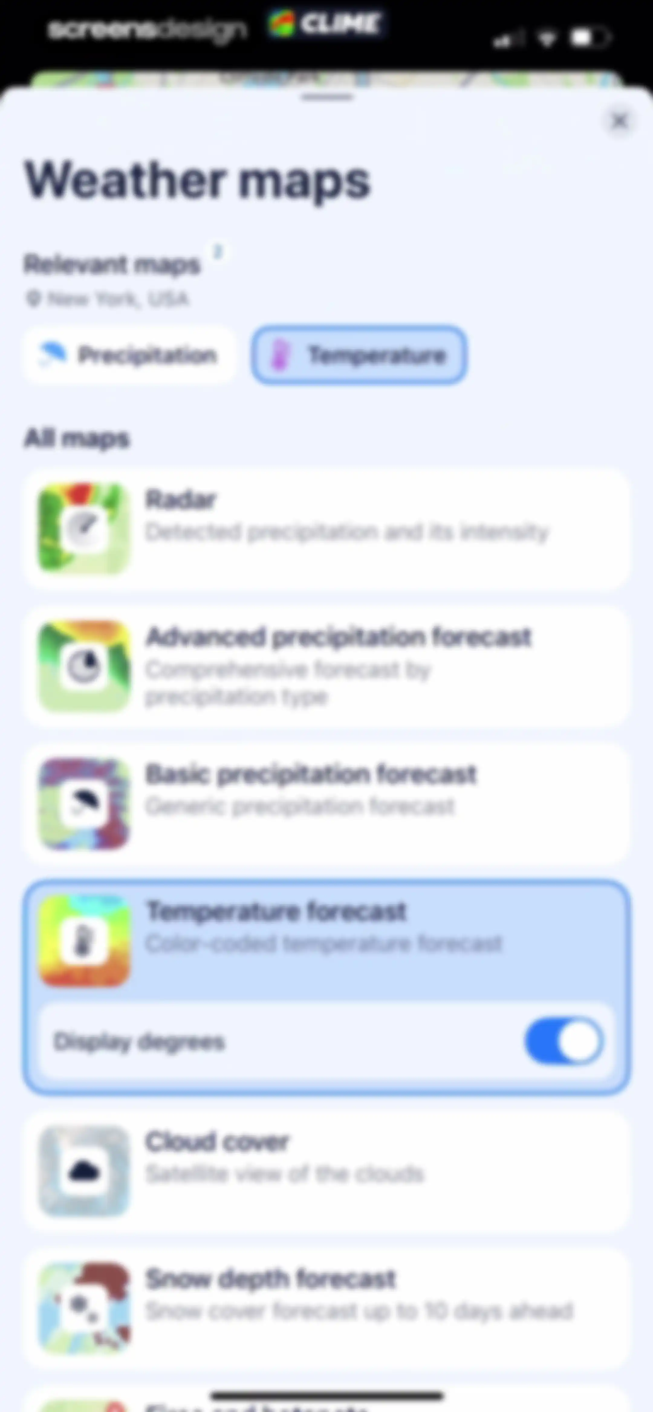 Clime: NOAA Weather Radar Live screen 43