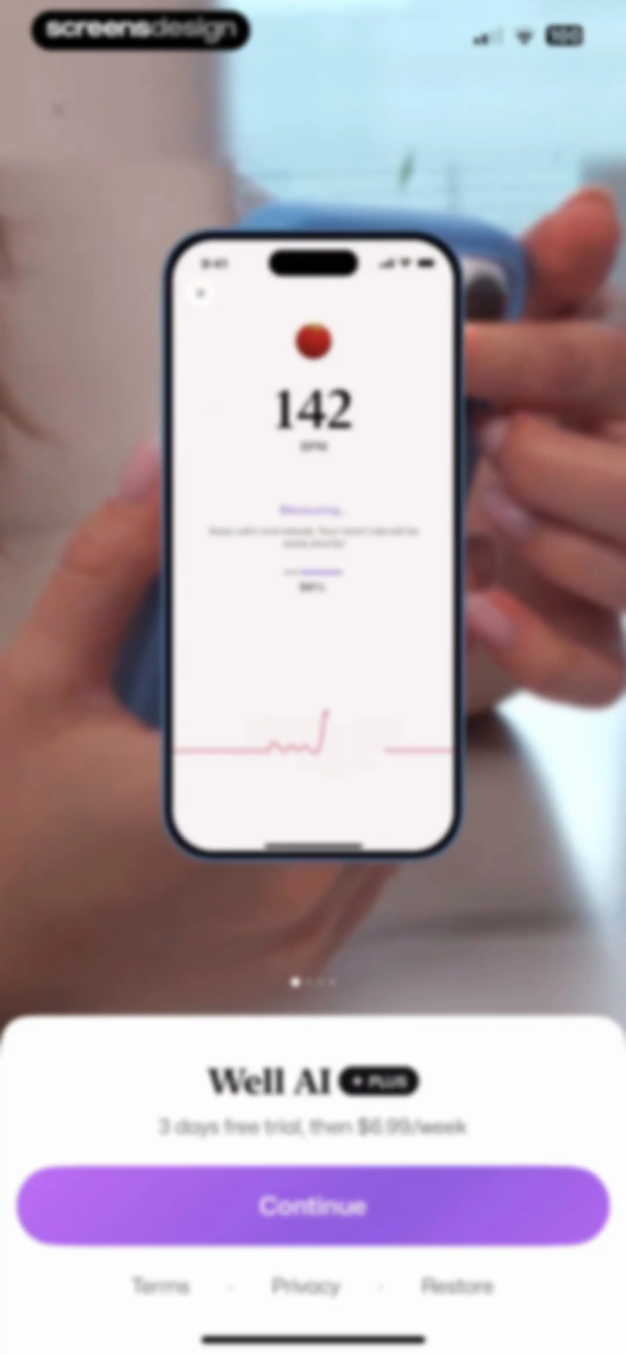 Well AI: Improve Well-being screen 5