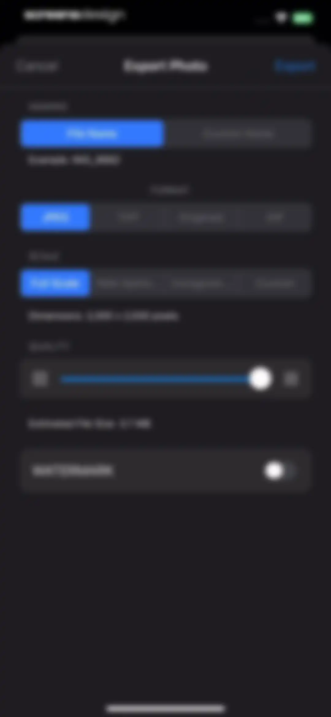 Capture One screen 42