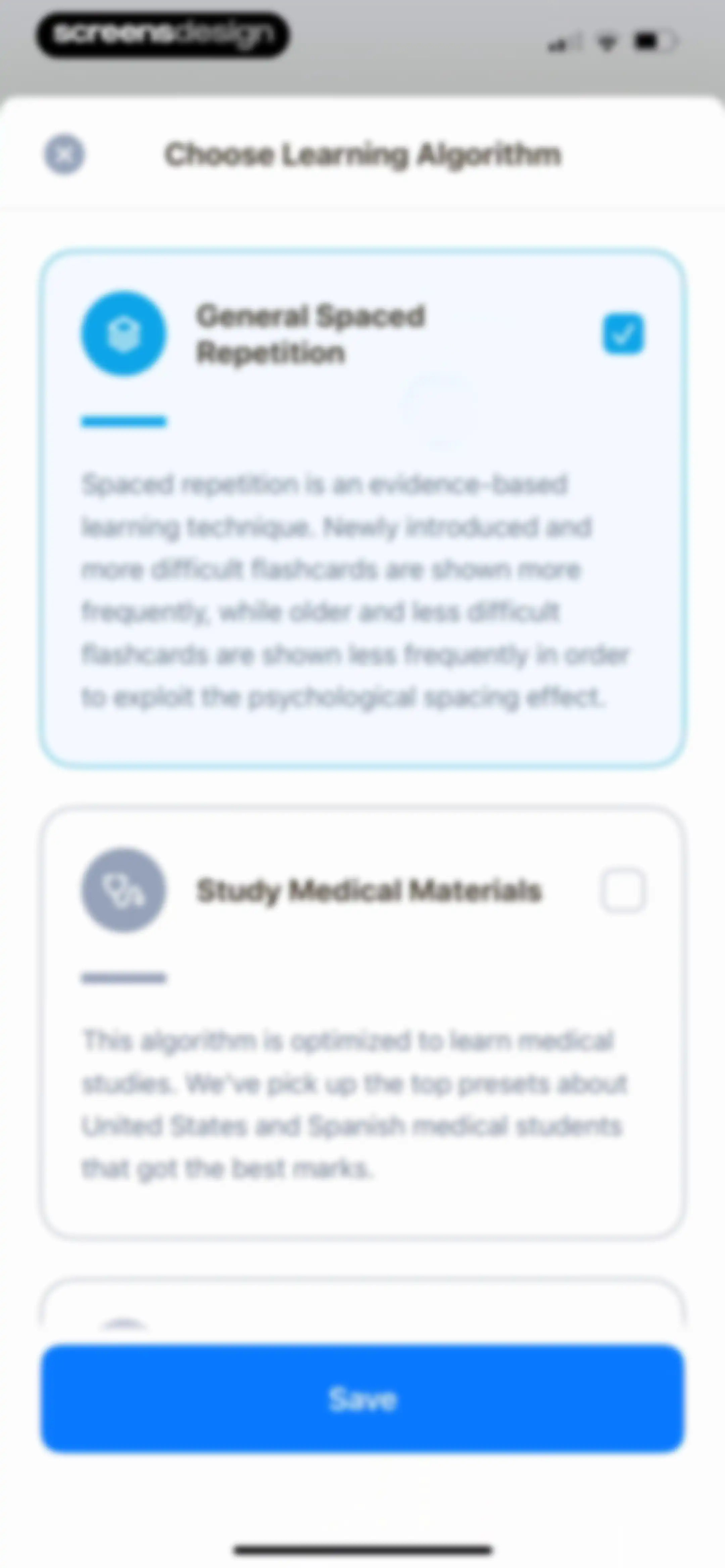 Mopiq: AI Flashcards Learning screen 76