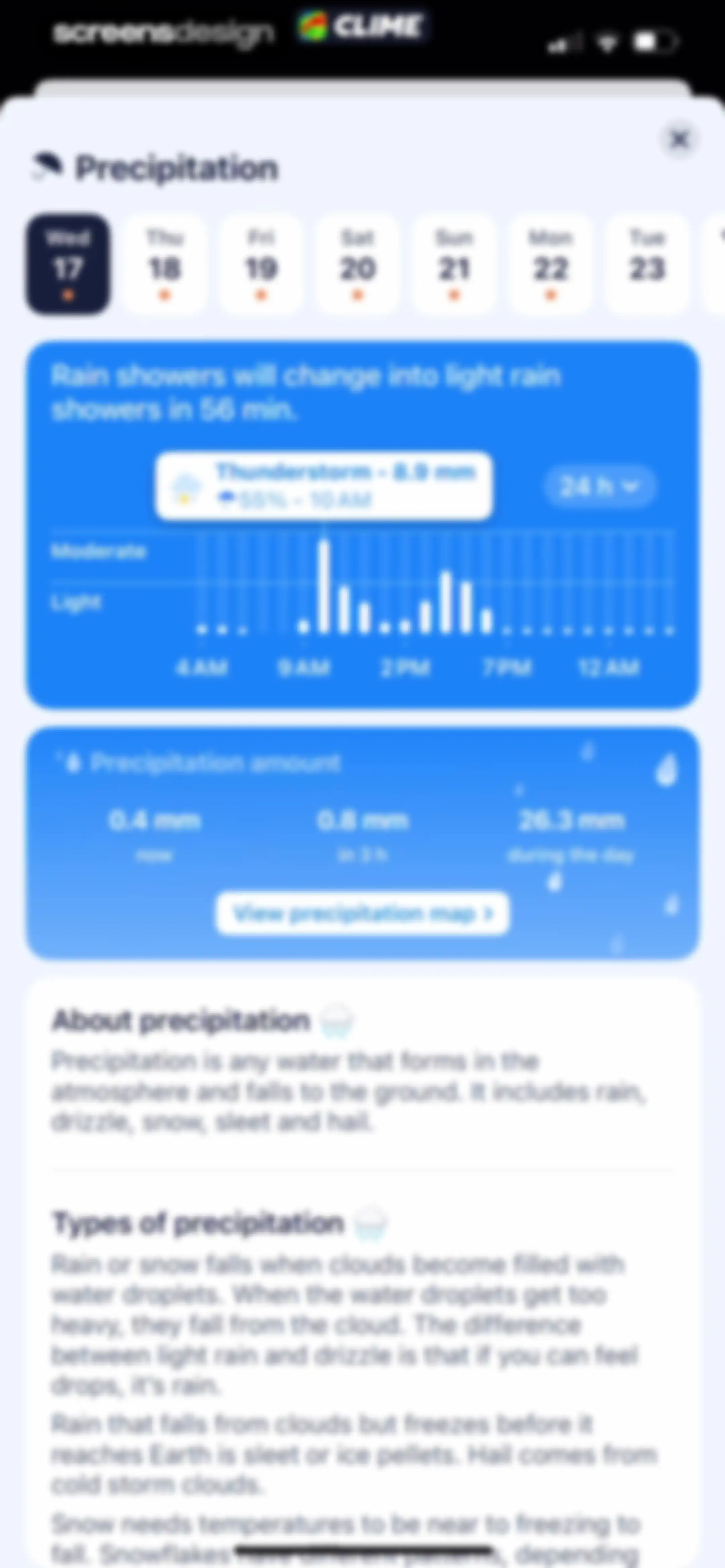 Clime: NOAA Weather Radar Live screen 73