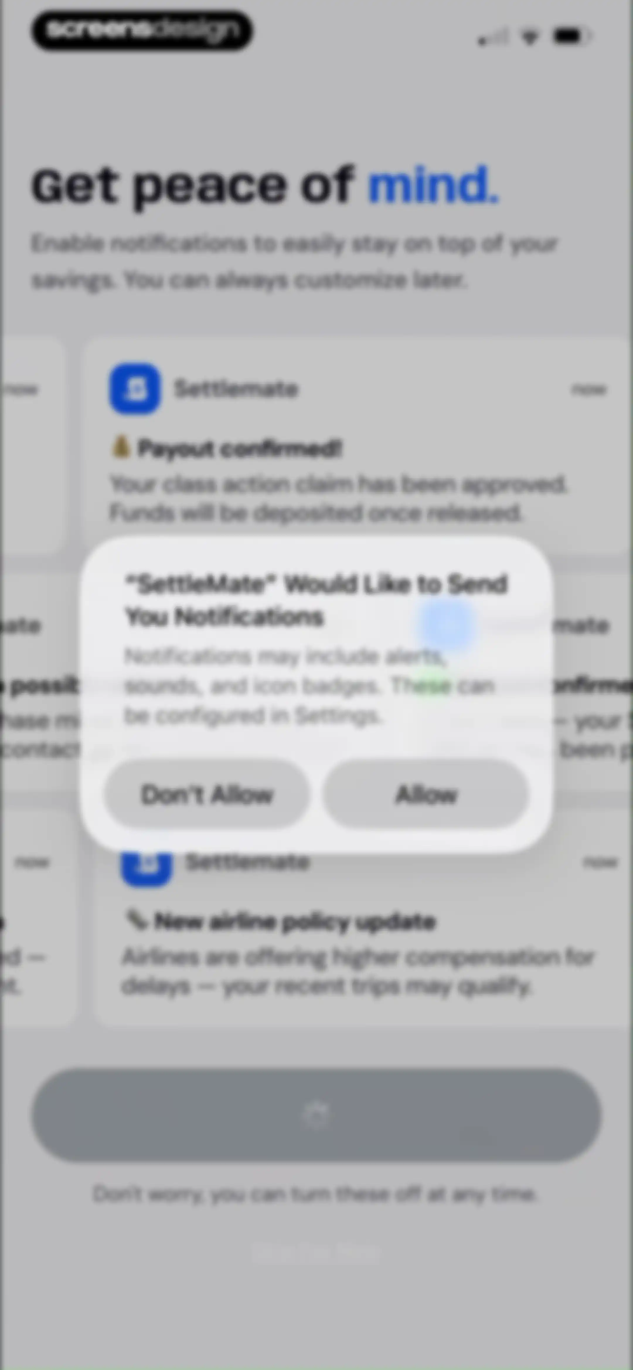 Settlemate: Claim Savings screen 16