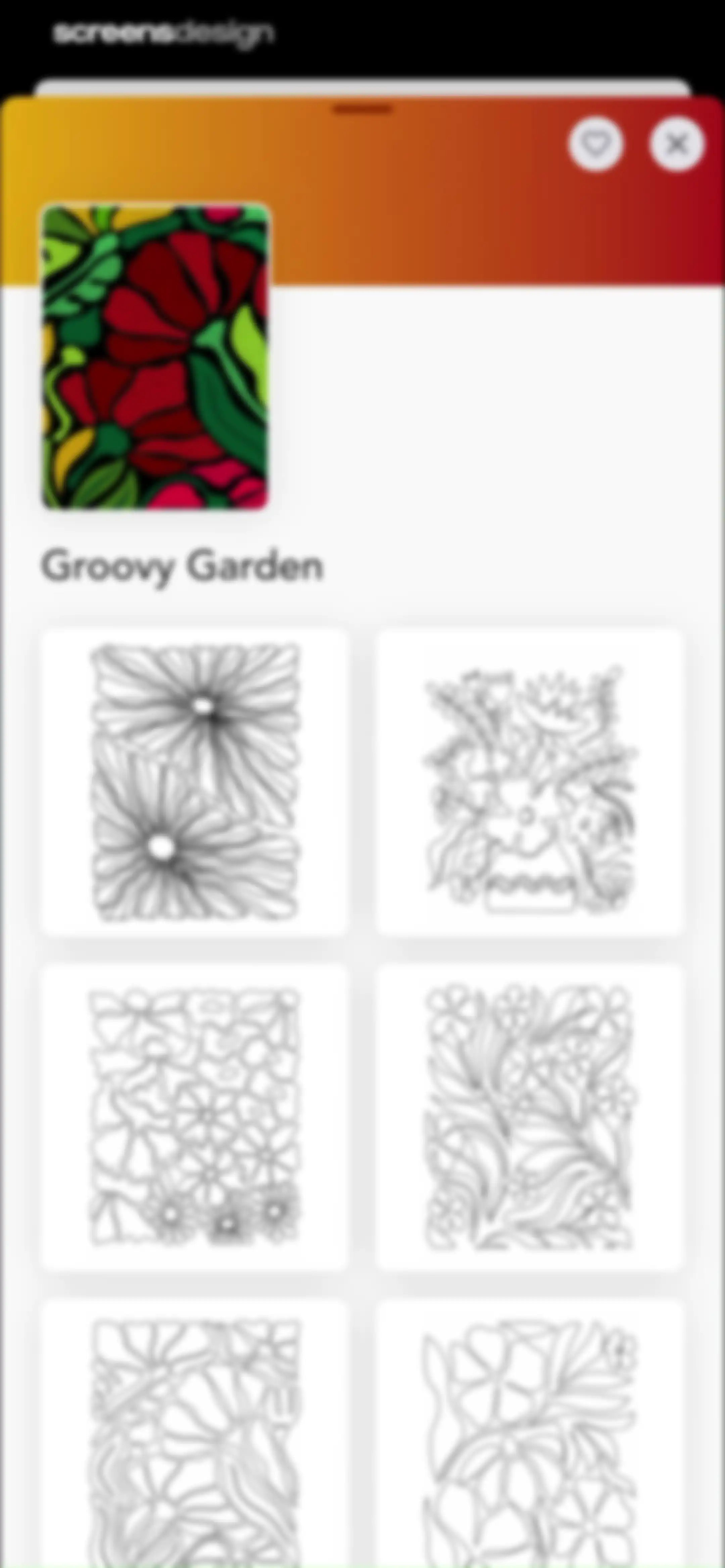 Adult Coloring Book - Pigment screen 51