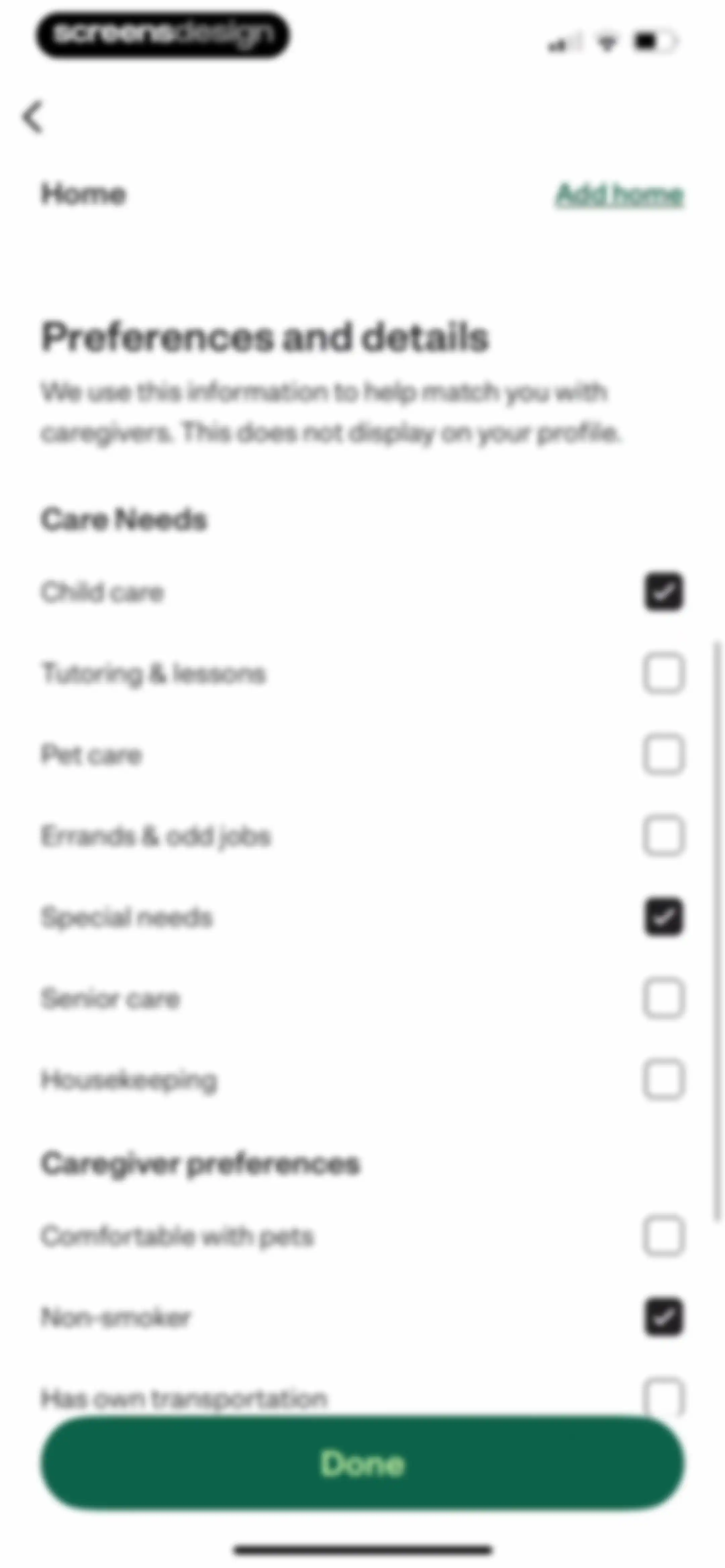 Care.com: Hire Caregivers screen 98
