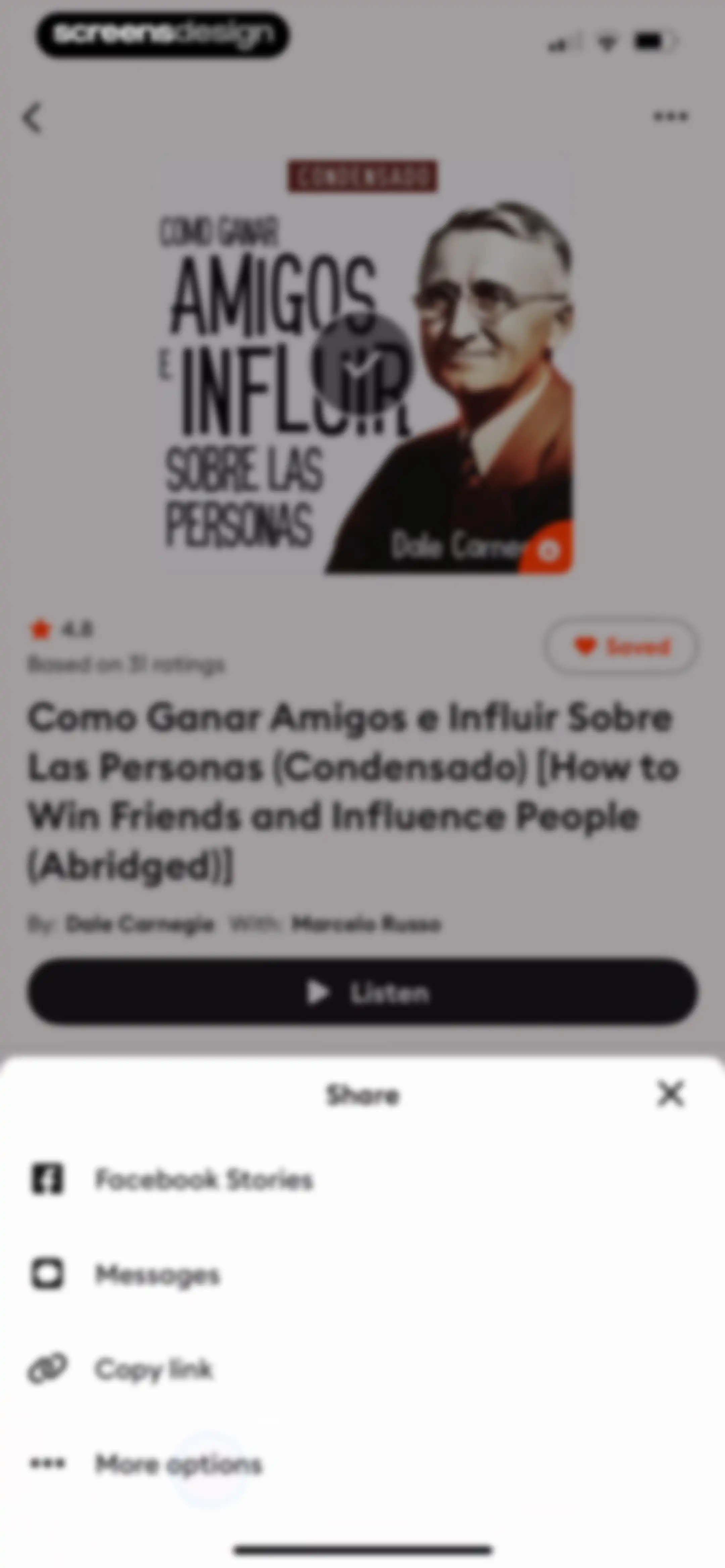 Storytel - Audiobooks Library screen 50