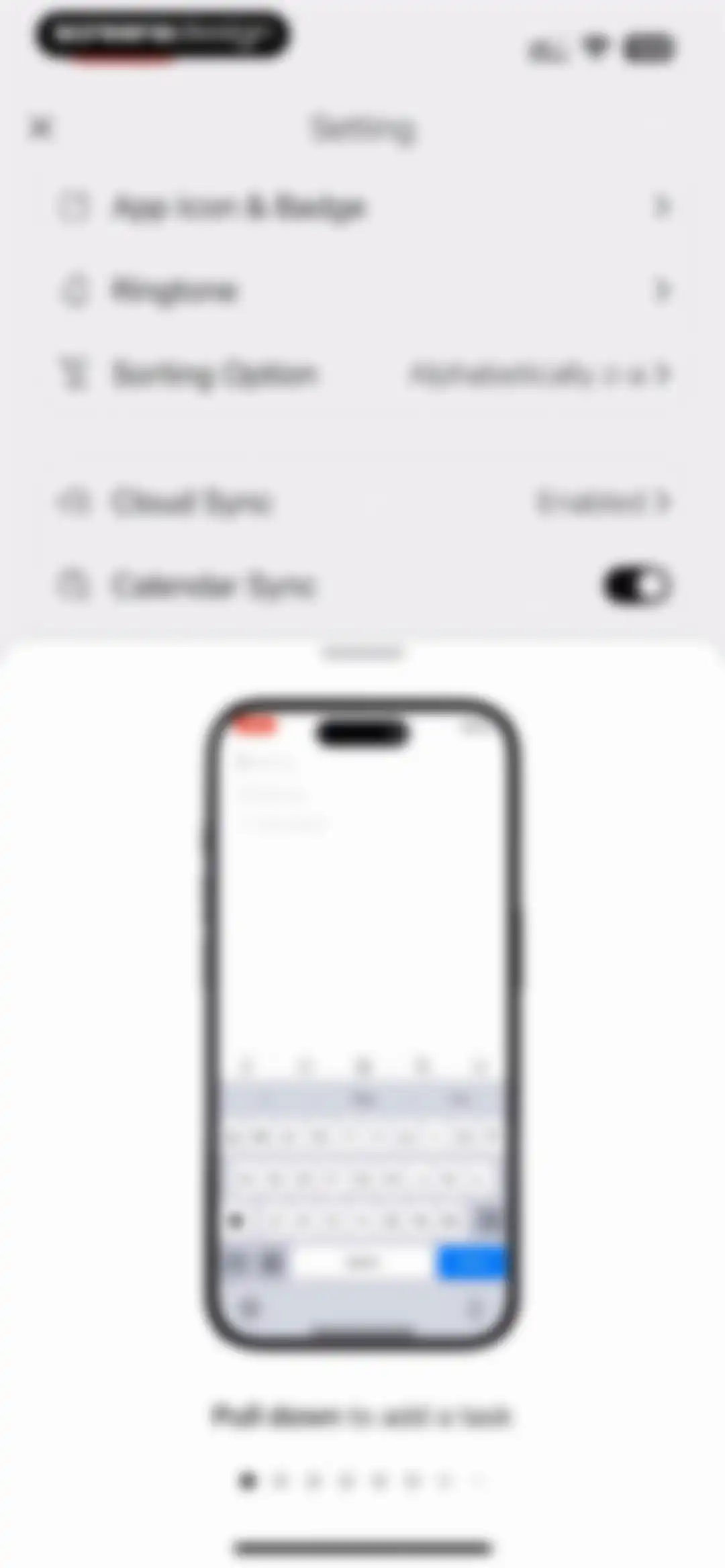 To Do List MinimaList & Widget screen 114