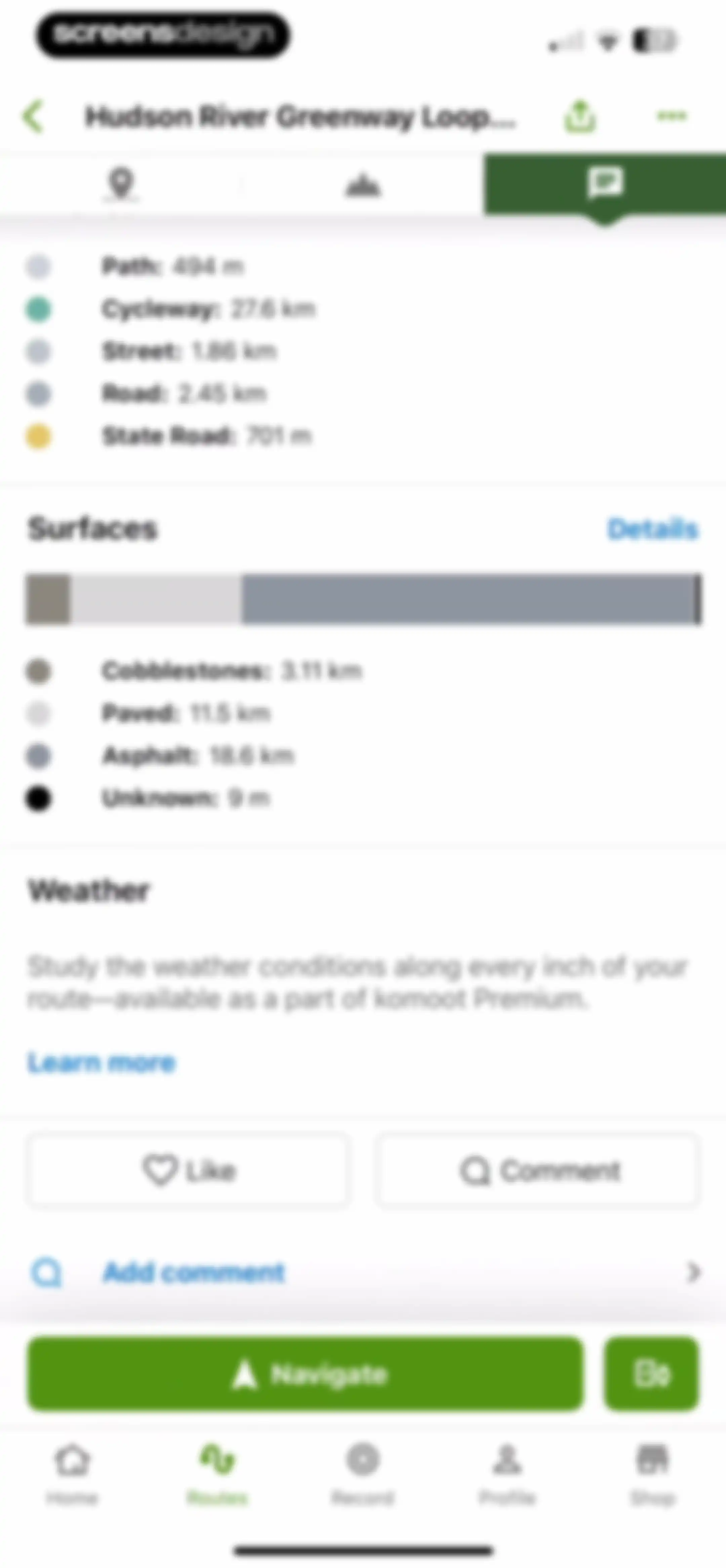 komoot - hike, bike & run screen 81