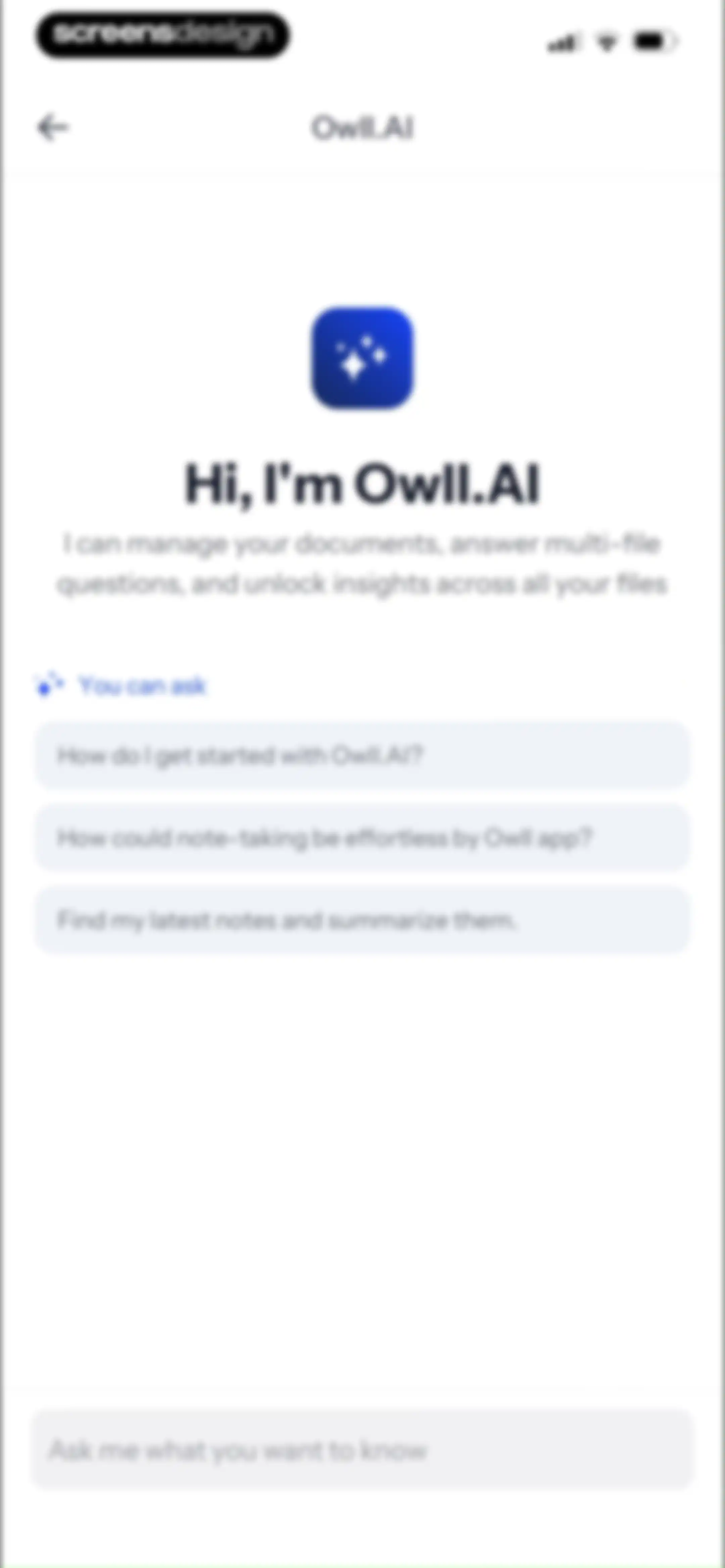 Owll:AI Note Taker & Assistant screen 95
