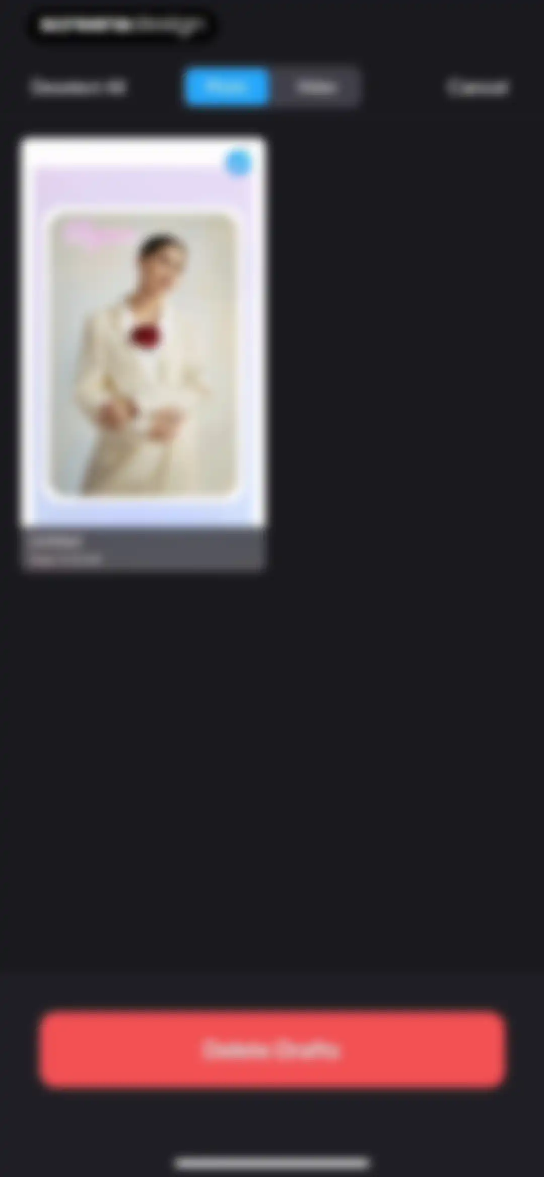 Edit Up: AI Photo Video Editor screen 143