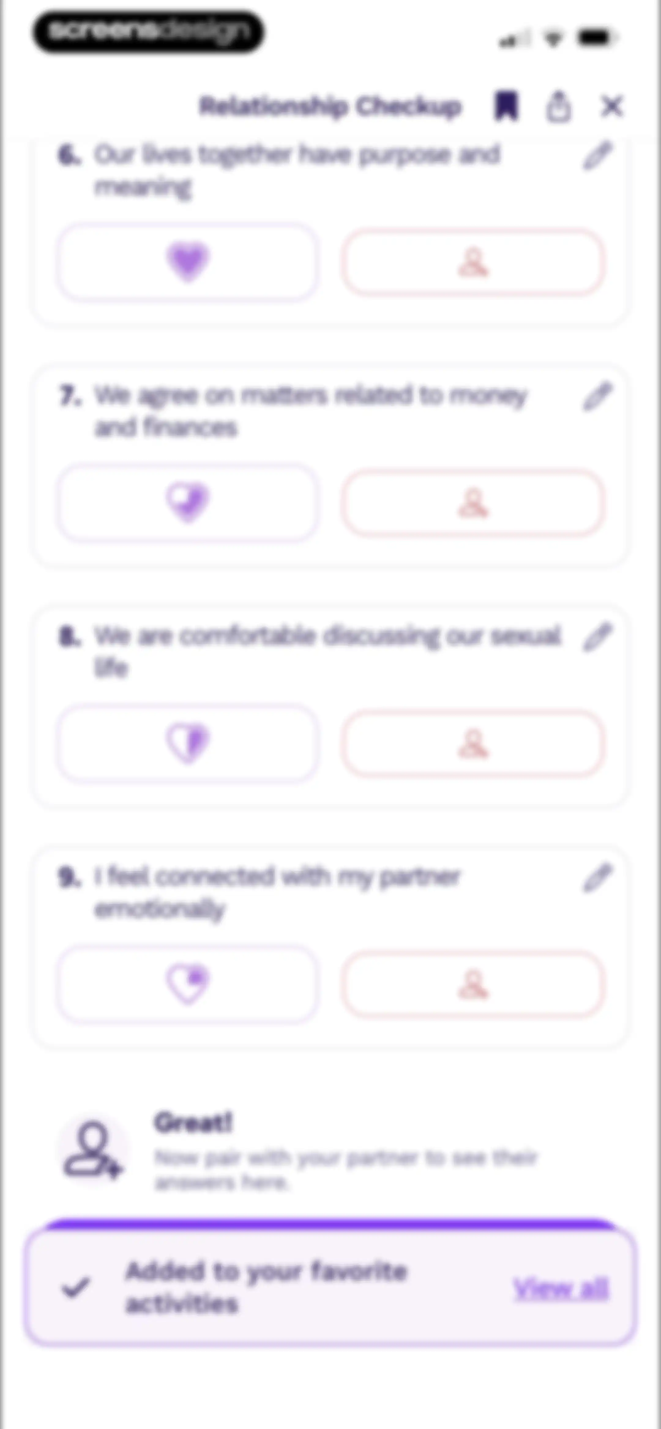 Paired: Couples & Relationship screen 62