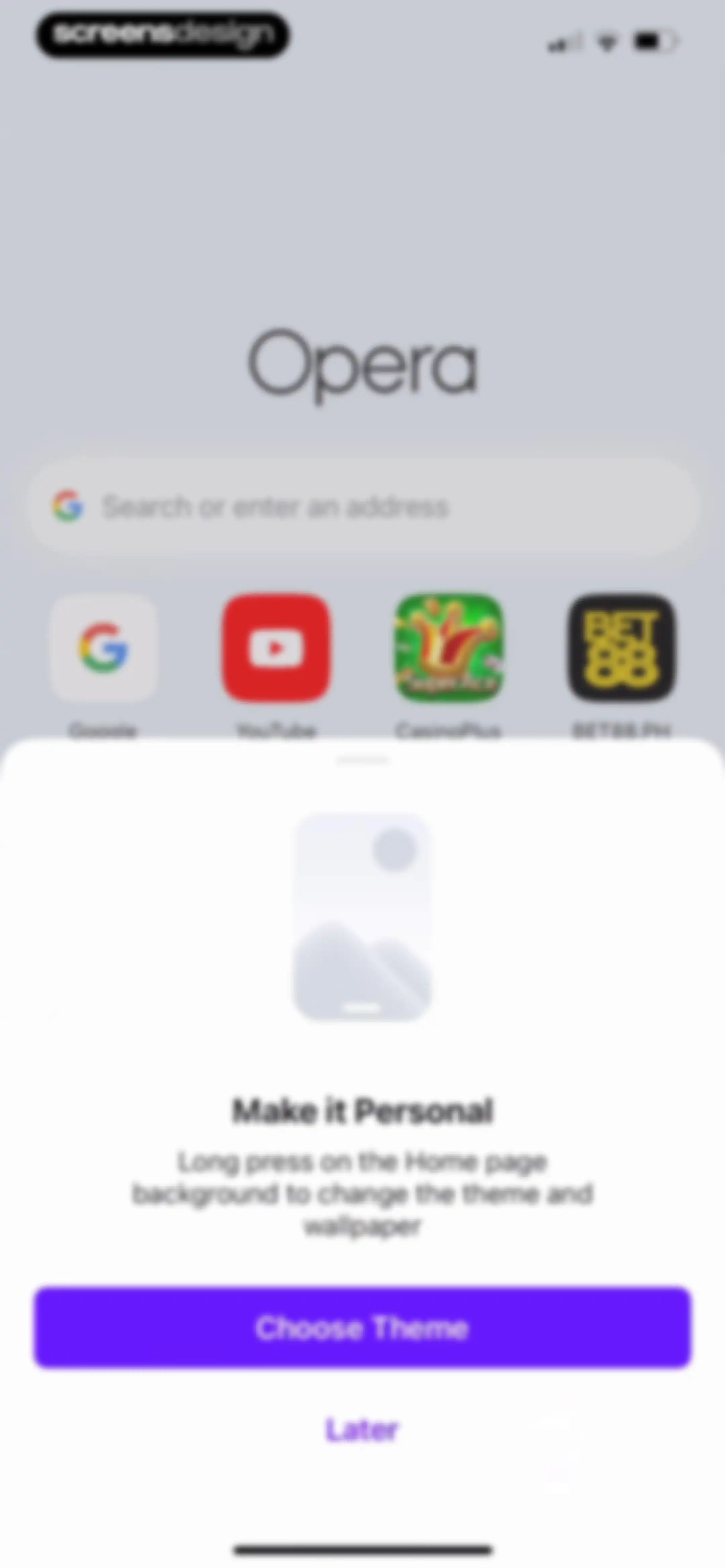 Opera: AI browser with VPN screen 3