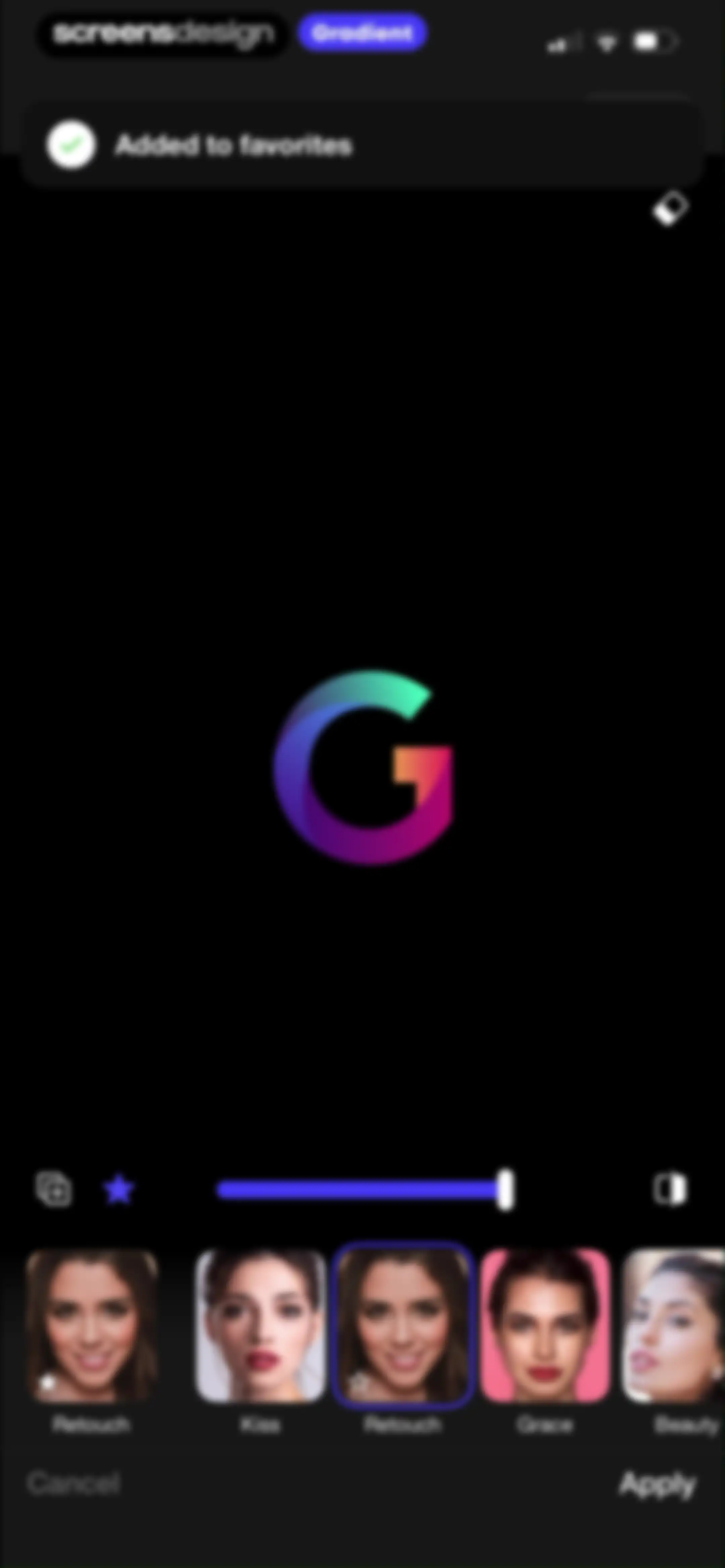 Gradient: You Look Like screen 54
