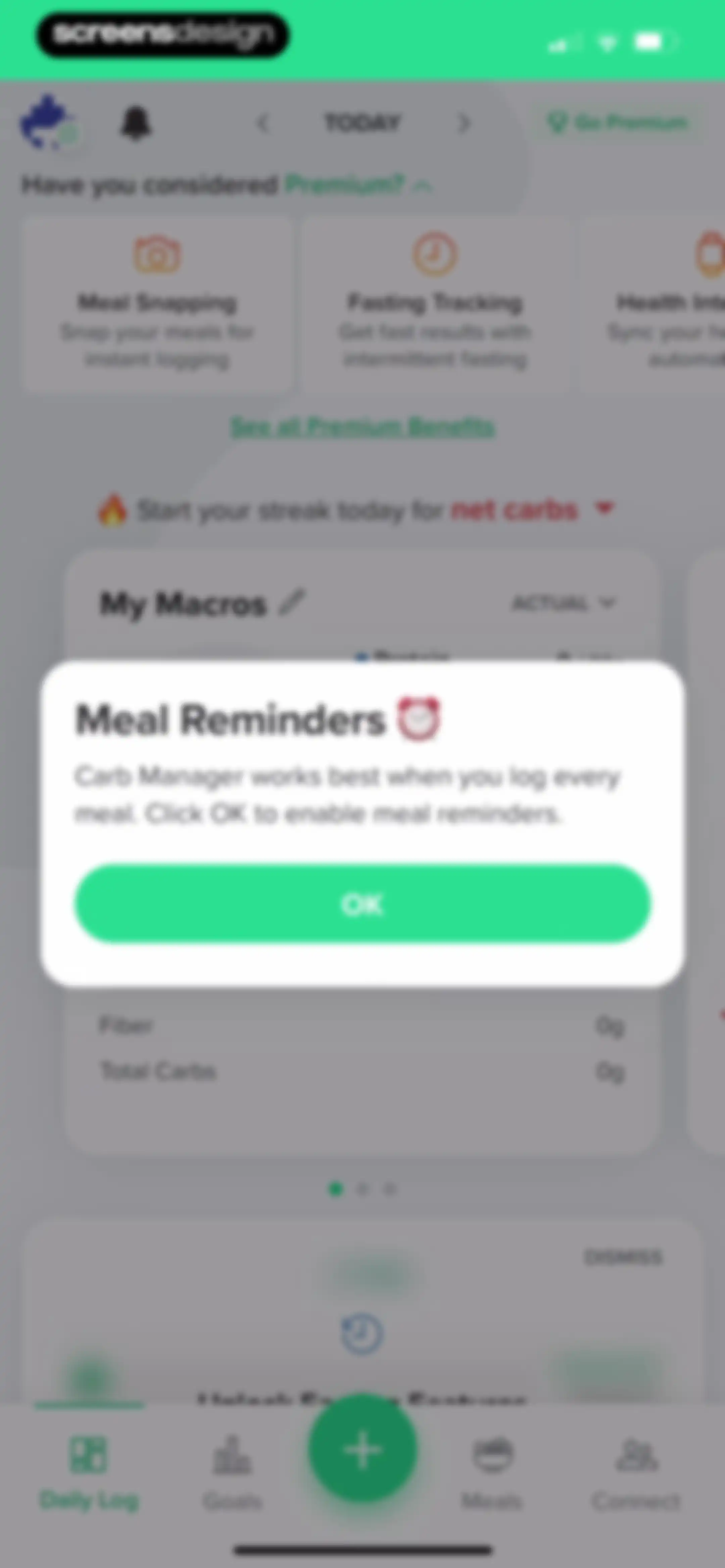 Carb Manager: Keto & Macro Log screen 52