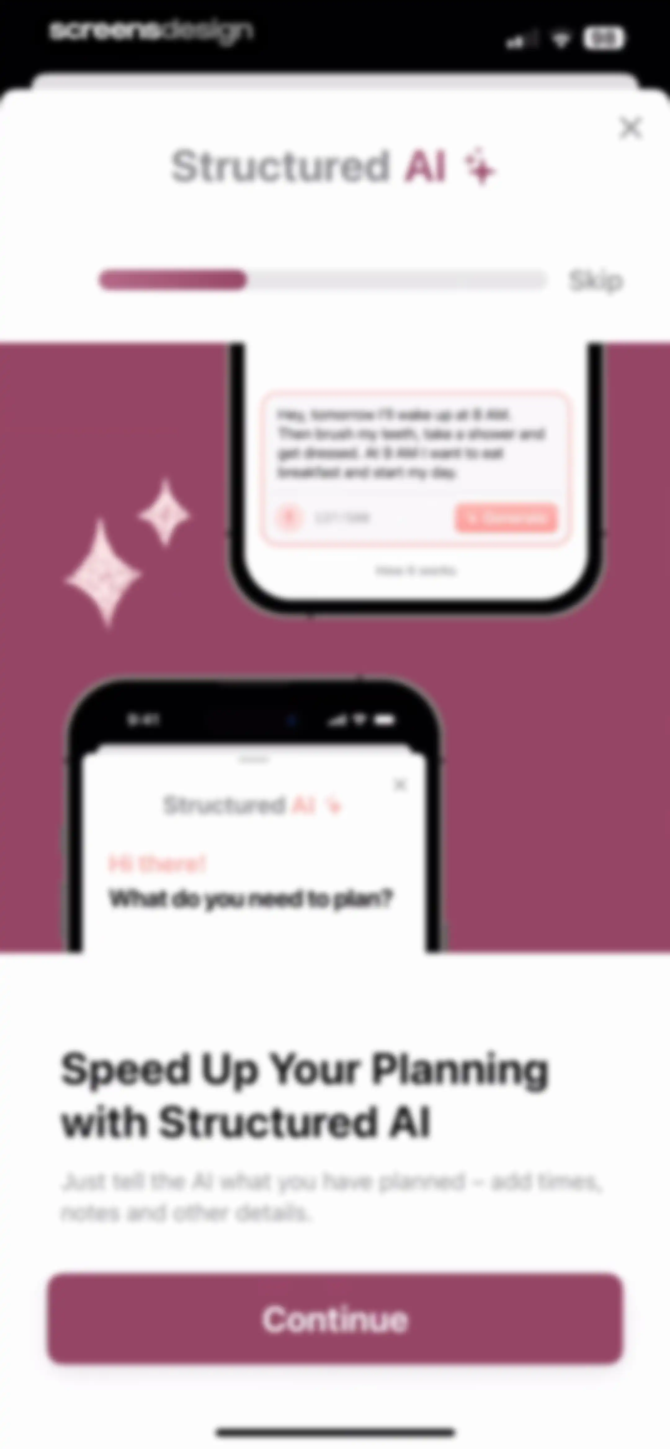Structured: Daily Planner Todo screen 69