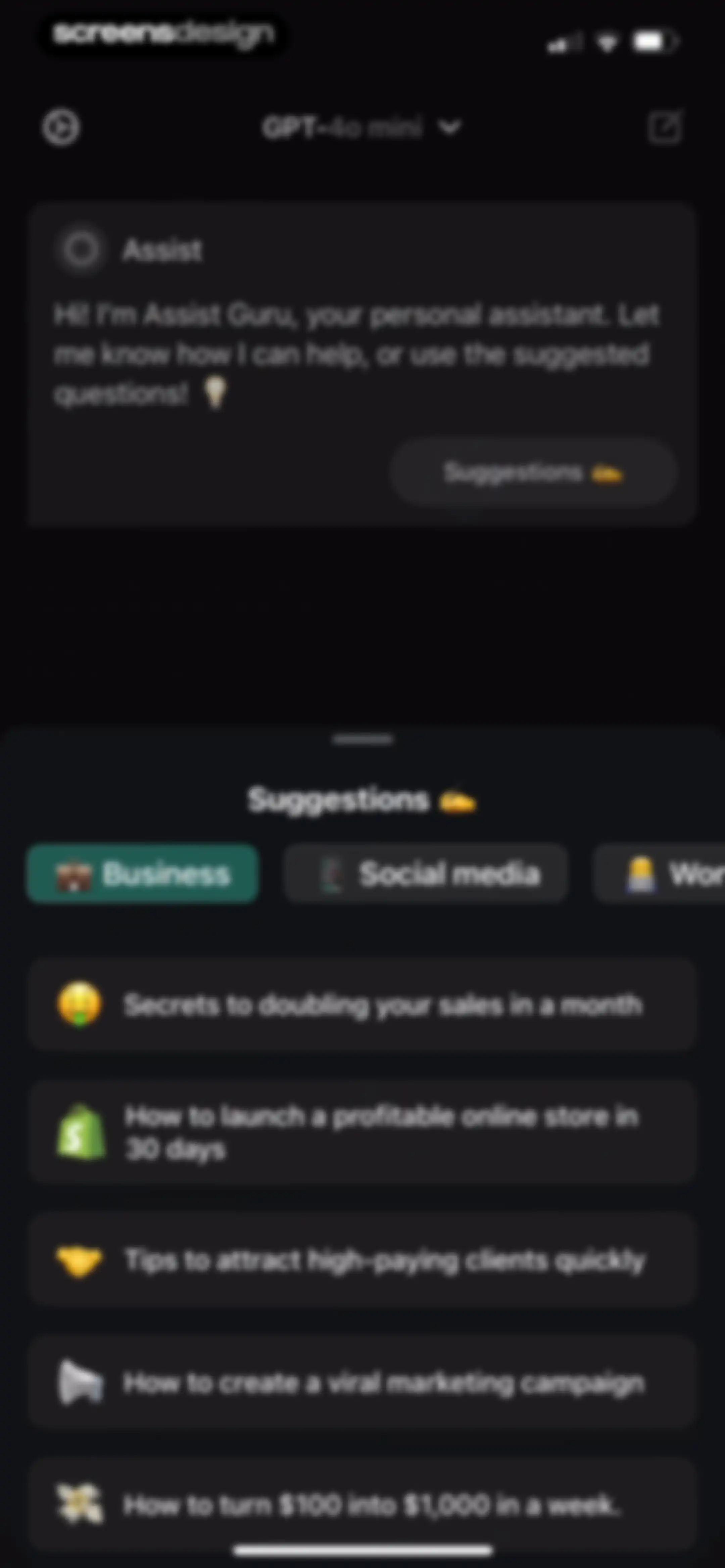 Ask Assist - AI Chat Bot screen 37