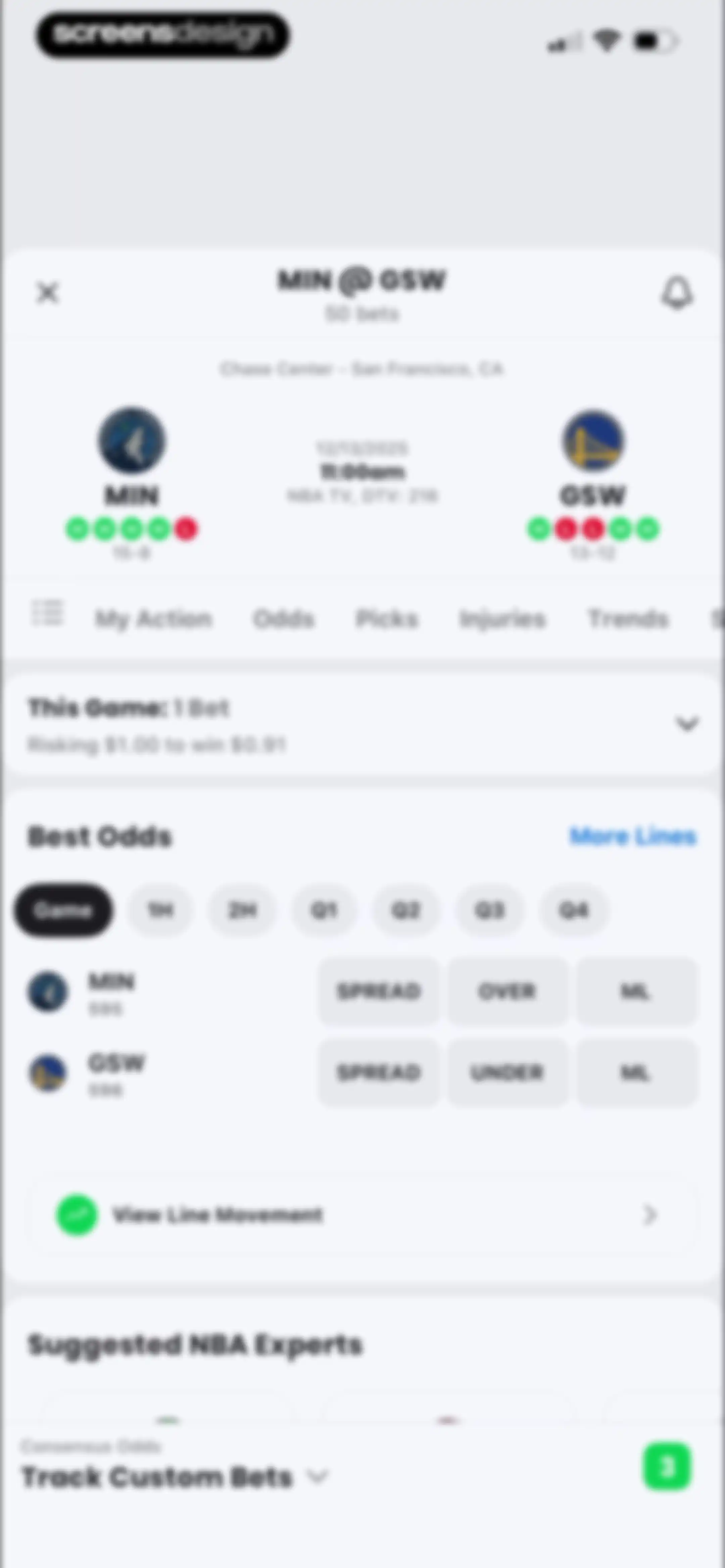 Action Network: Sports Betting screen 89