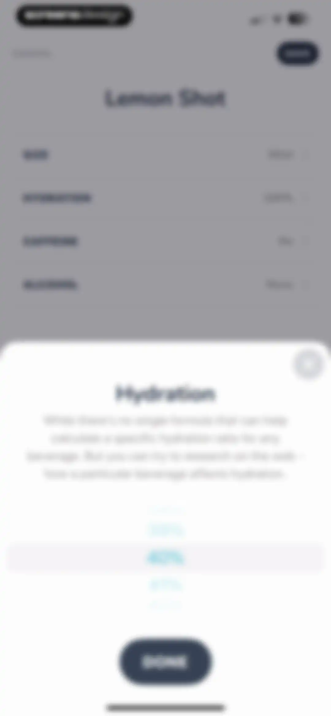 Water tracker Waterllama screen 53