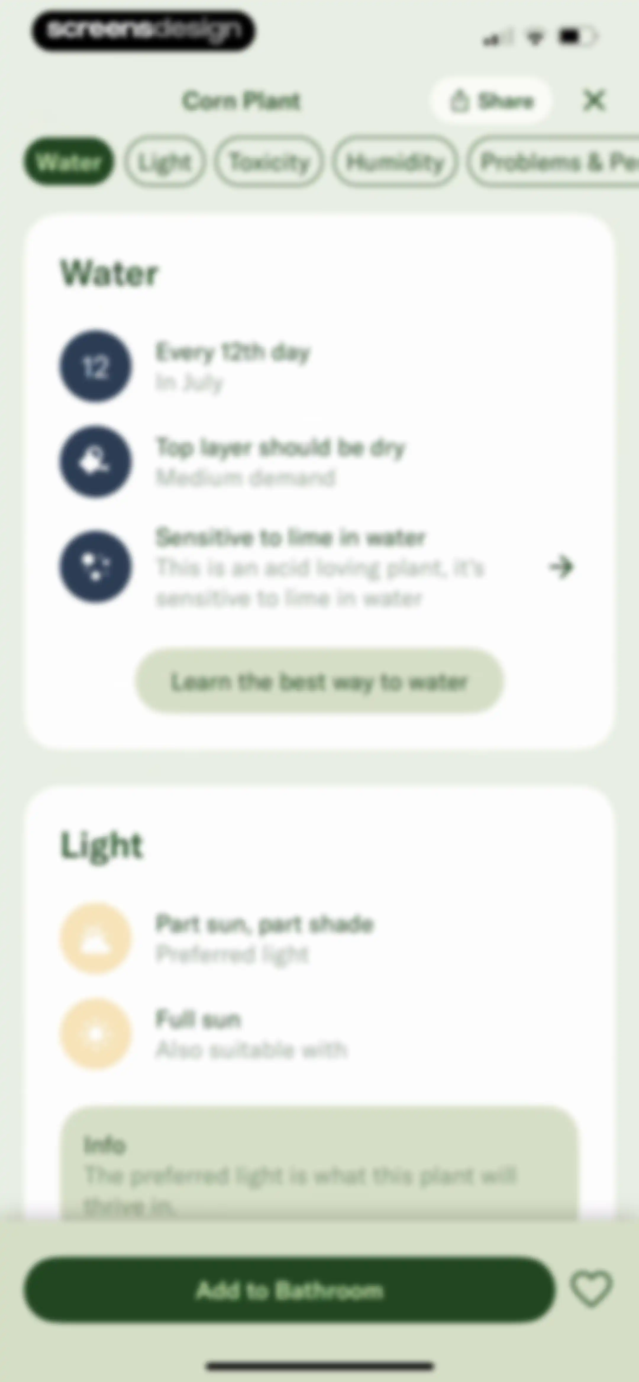 Planta: Plant & Garden Care screen 138