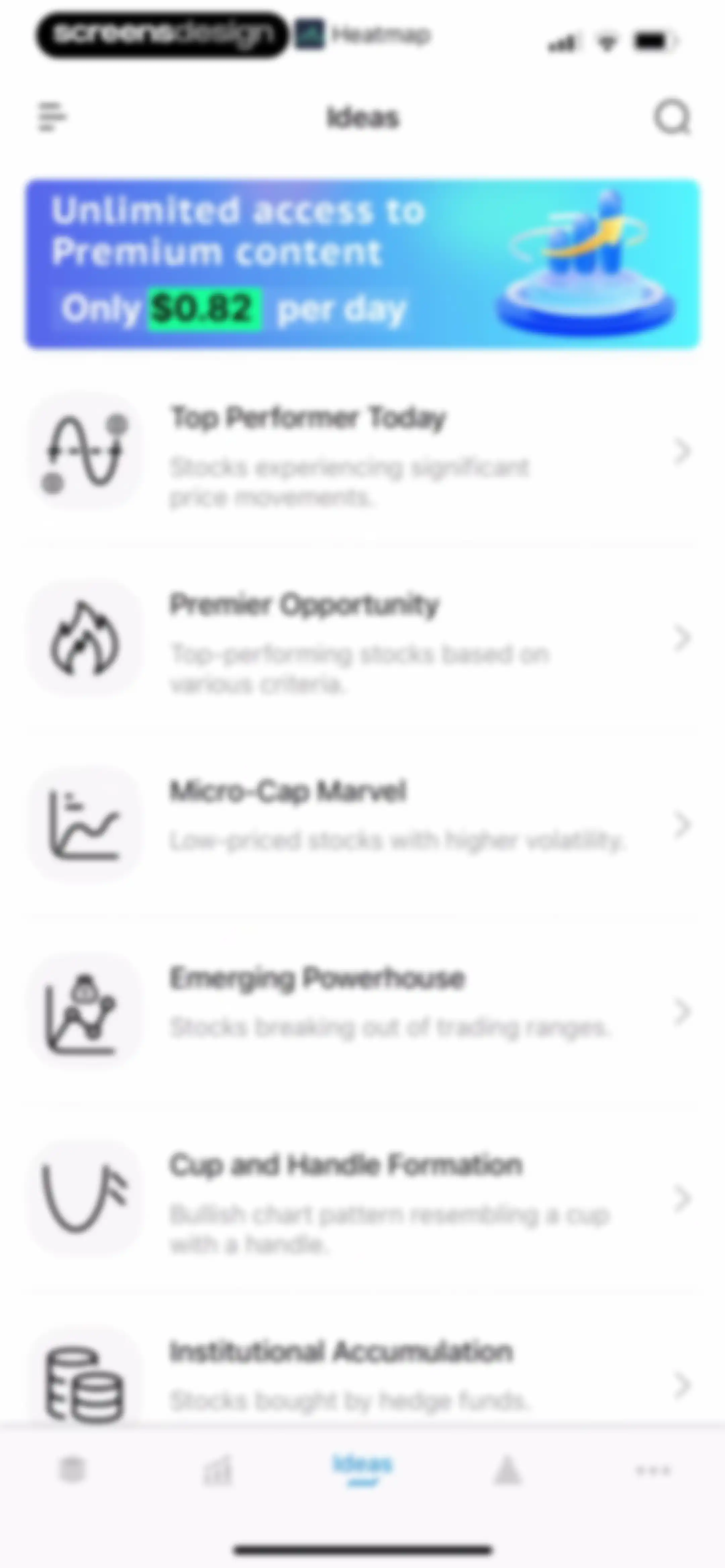 Trading Ideas Driven by AI screen 66