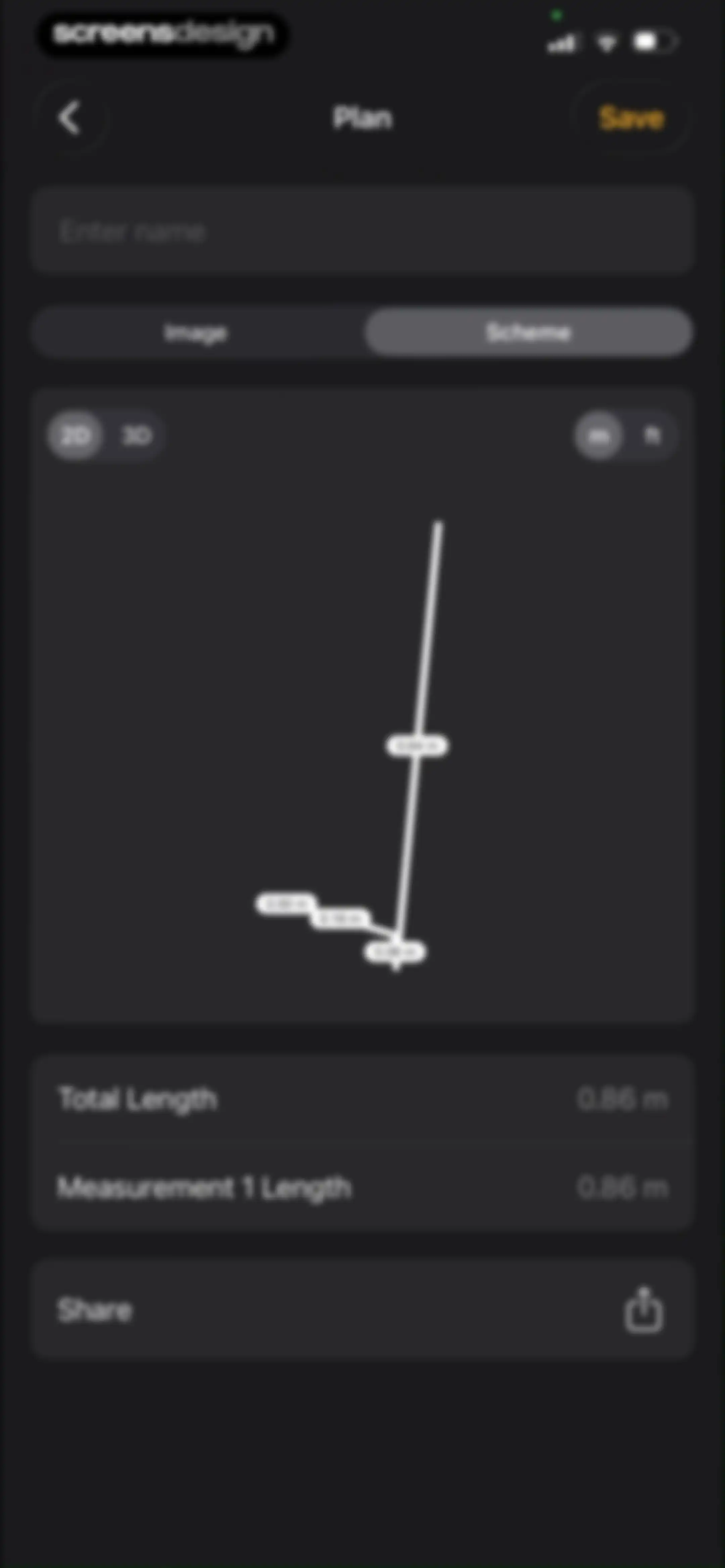 The Tape Measure & 3D Scanner screen 44