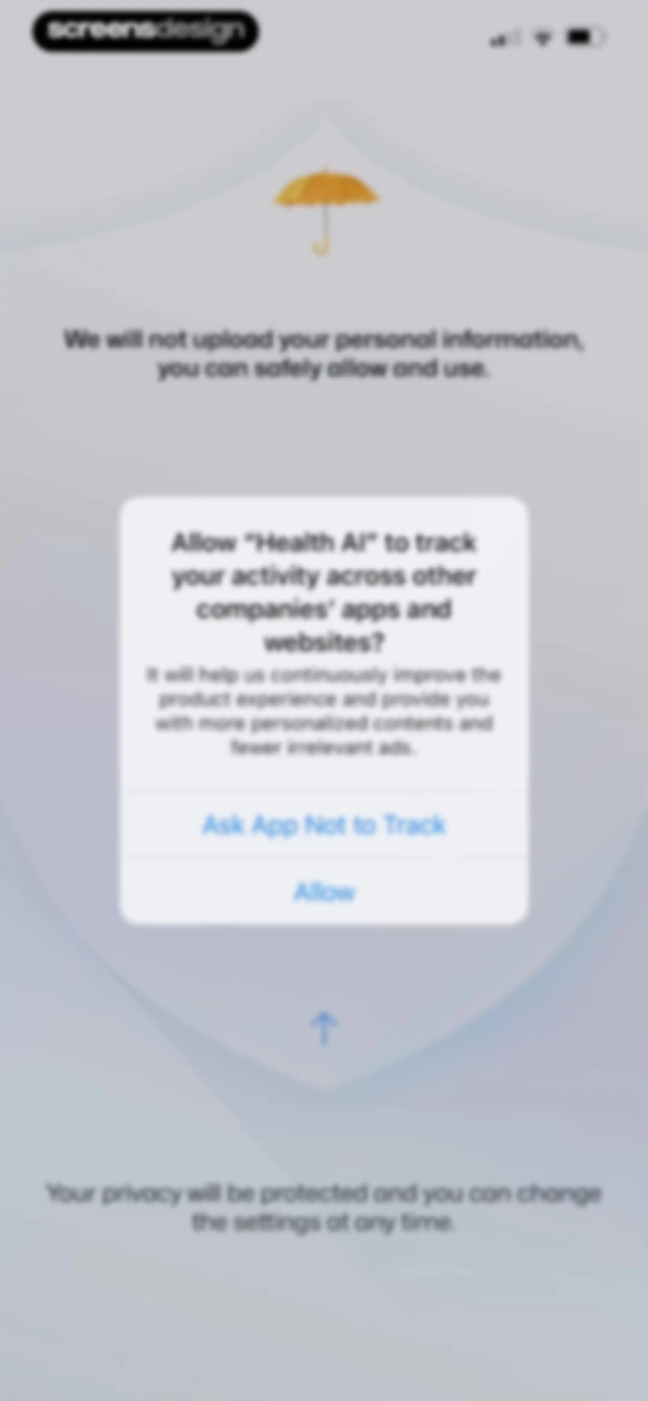 Wellance – AI Health & Balance screen 2