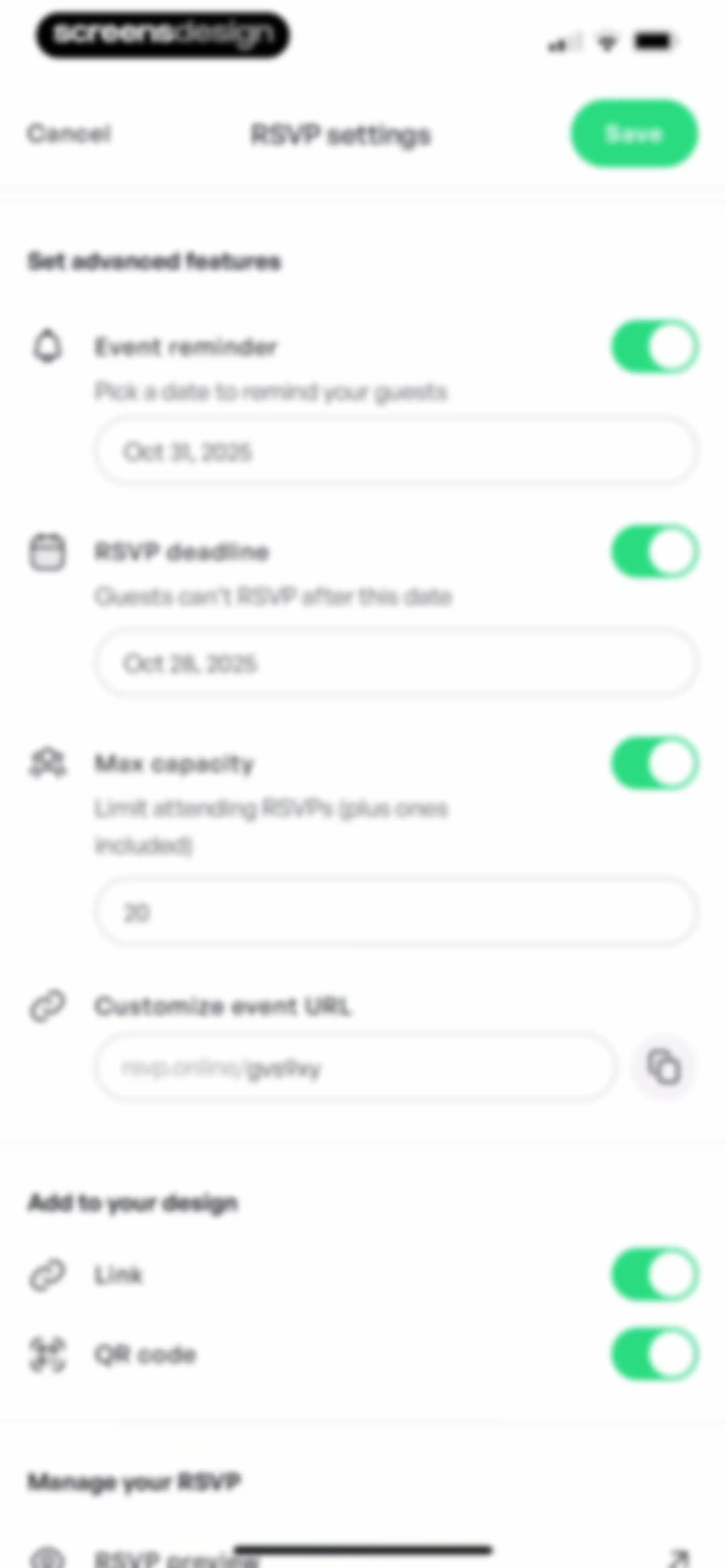 Invitation Maker: Cards & RSVP screen 34