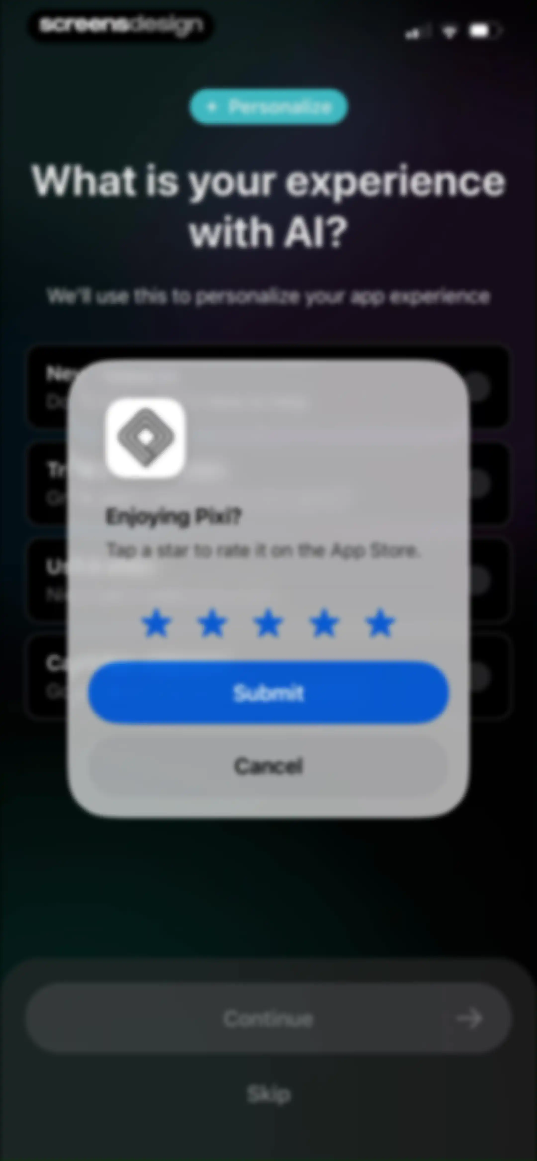AI Chatbot: Pixi screen 9