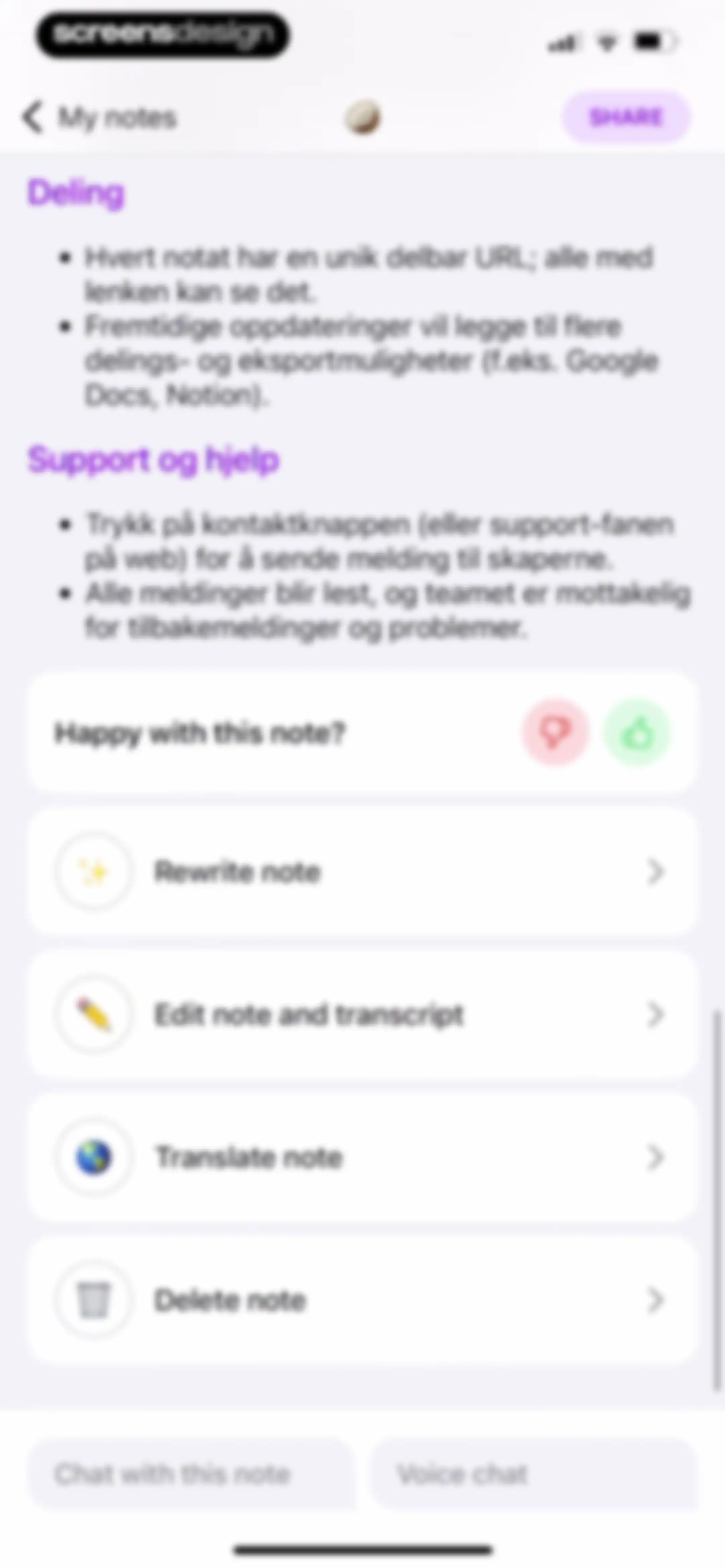 Coconote - AI Note Taker screen 112