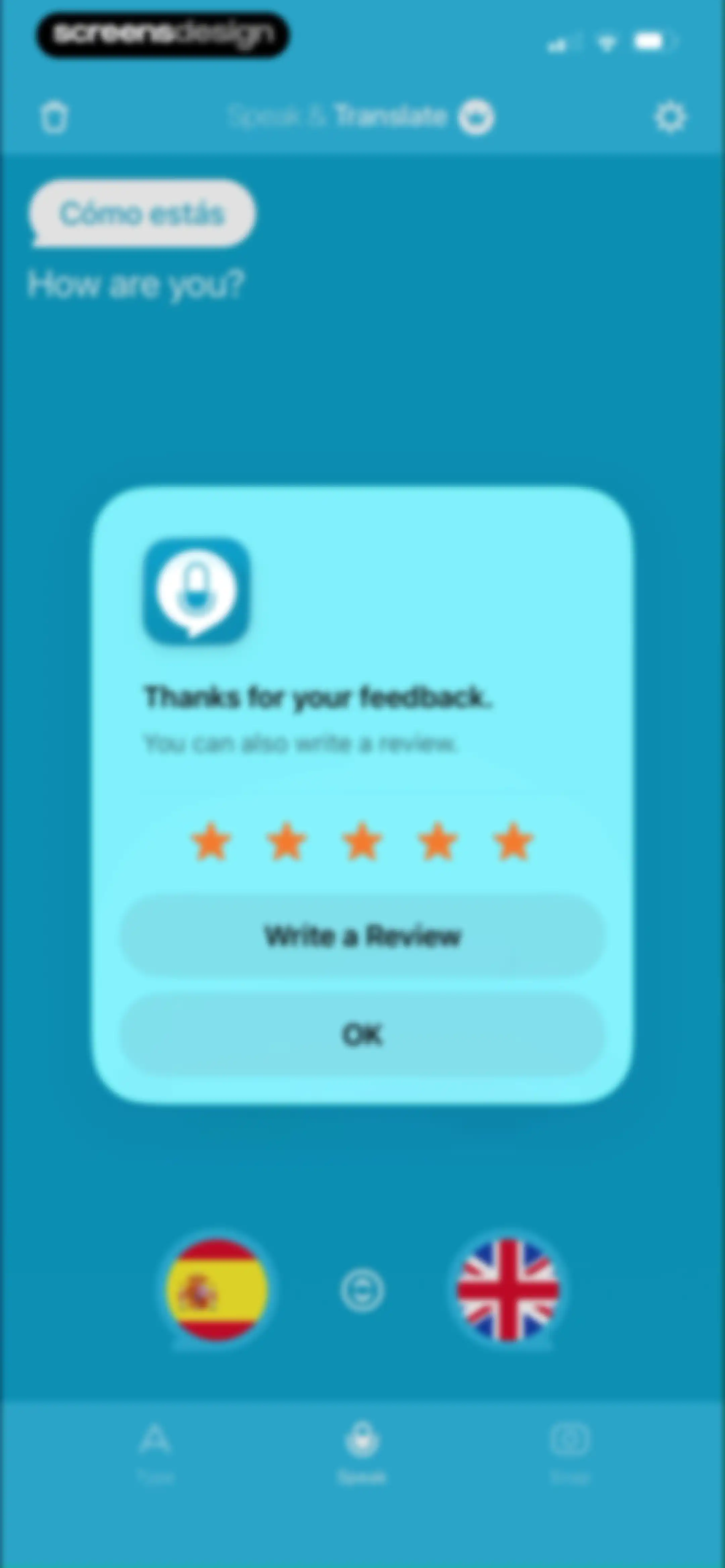Speak & Translate - Translator screen 28