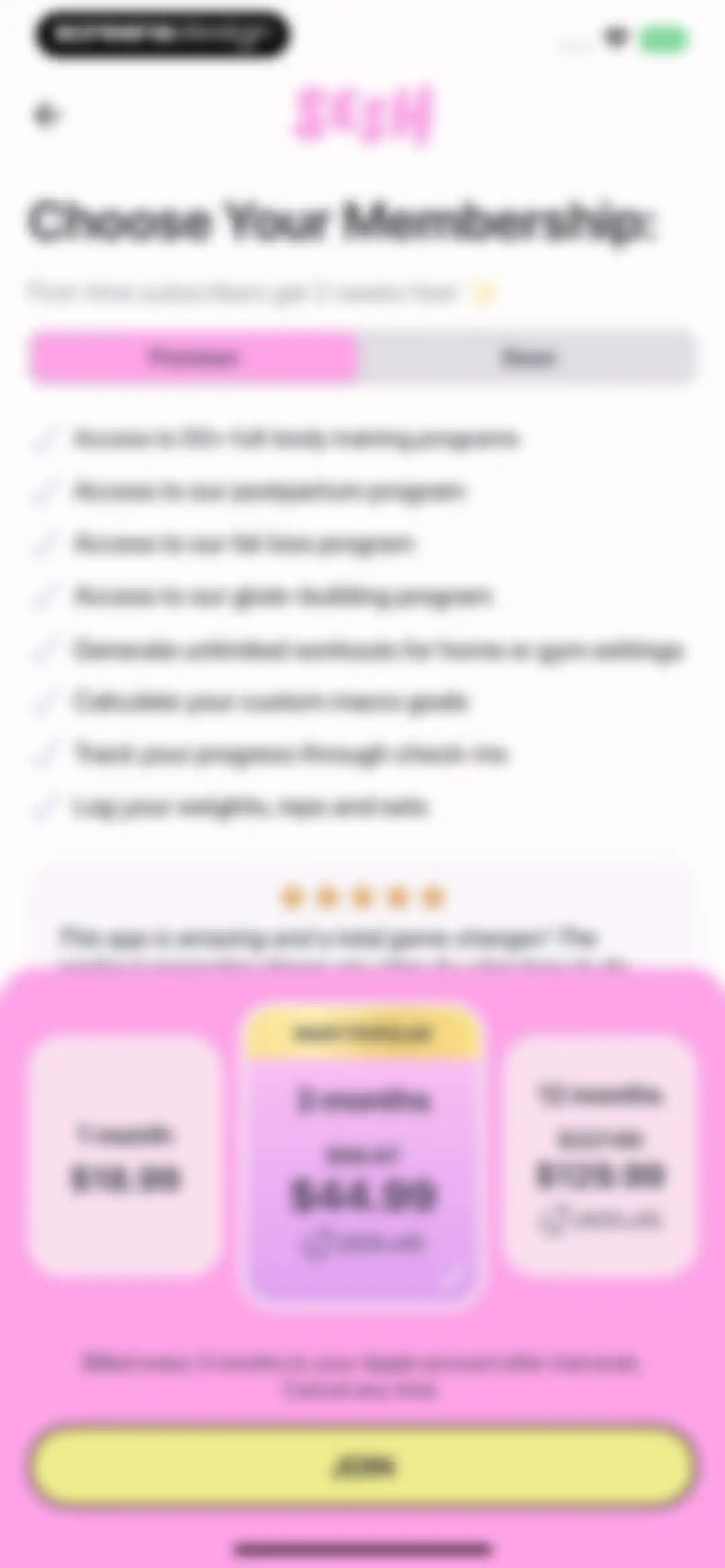 Sesh: Women Fitness & Workouts screen 25