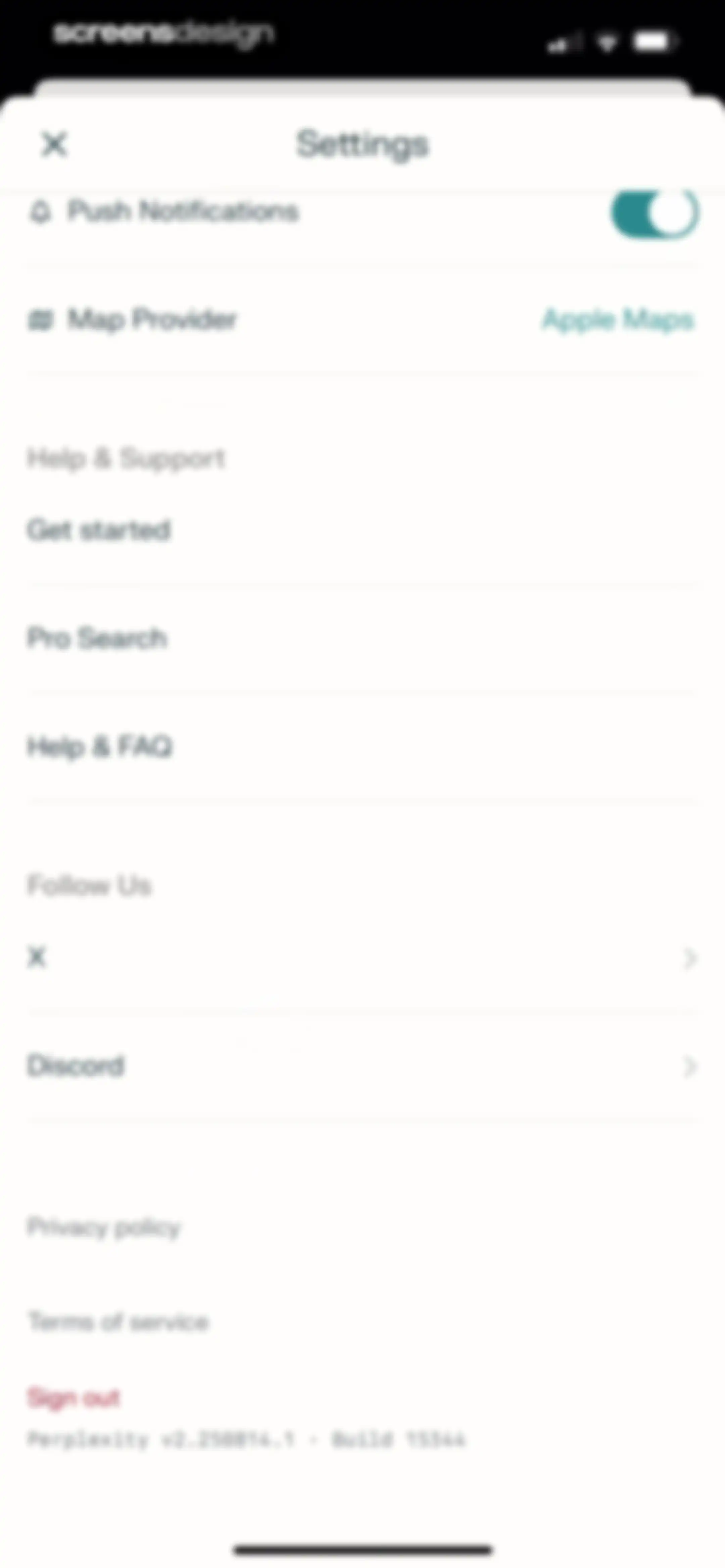 Perplexity - AI Search & Chat screen 119