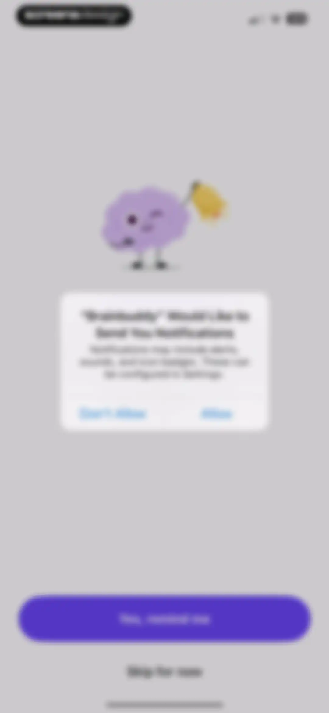 Brainbuddy: Quit PMO screen 56