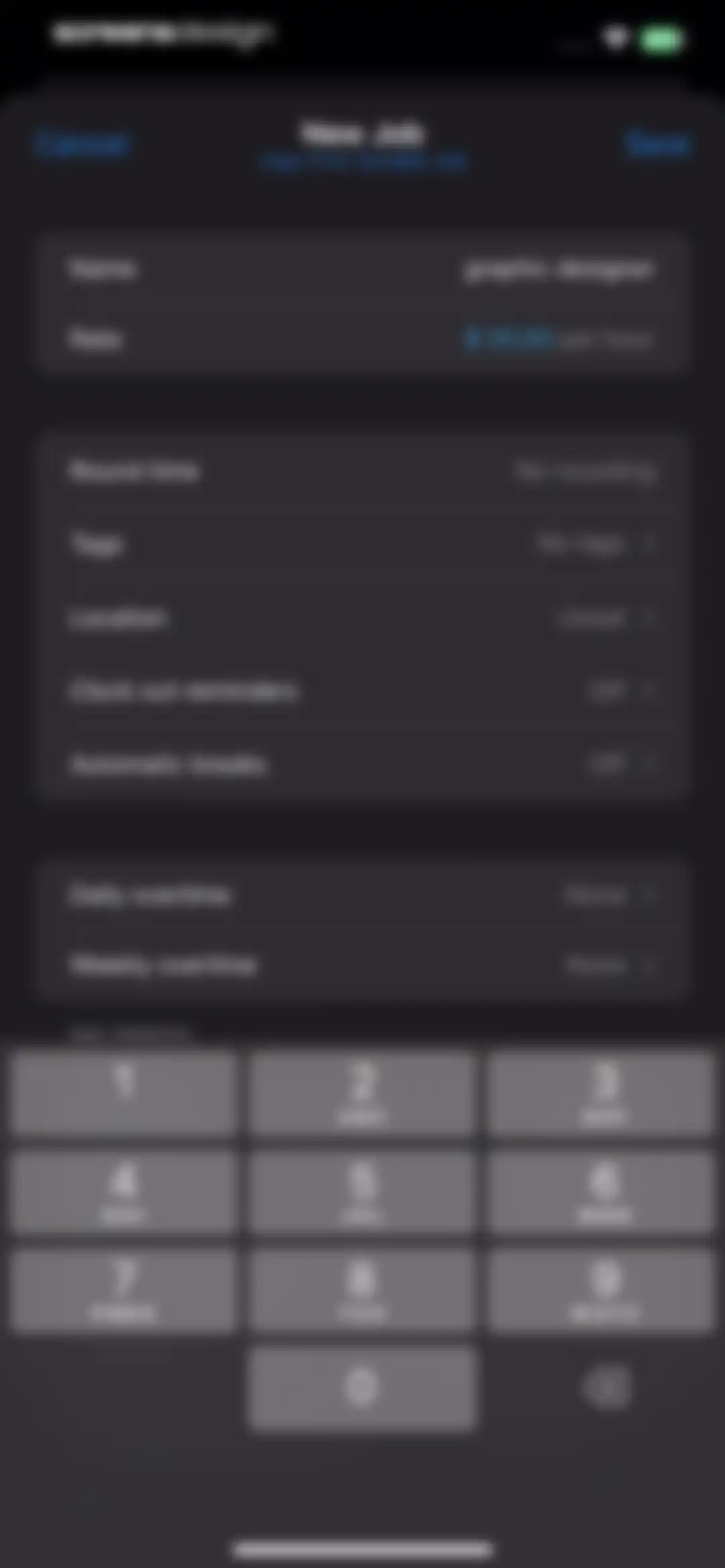 Hours Tracker: Time Tracking screen 21
