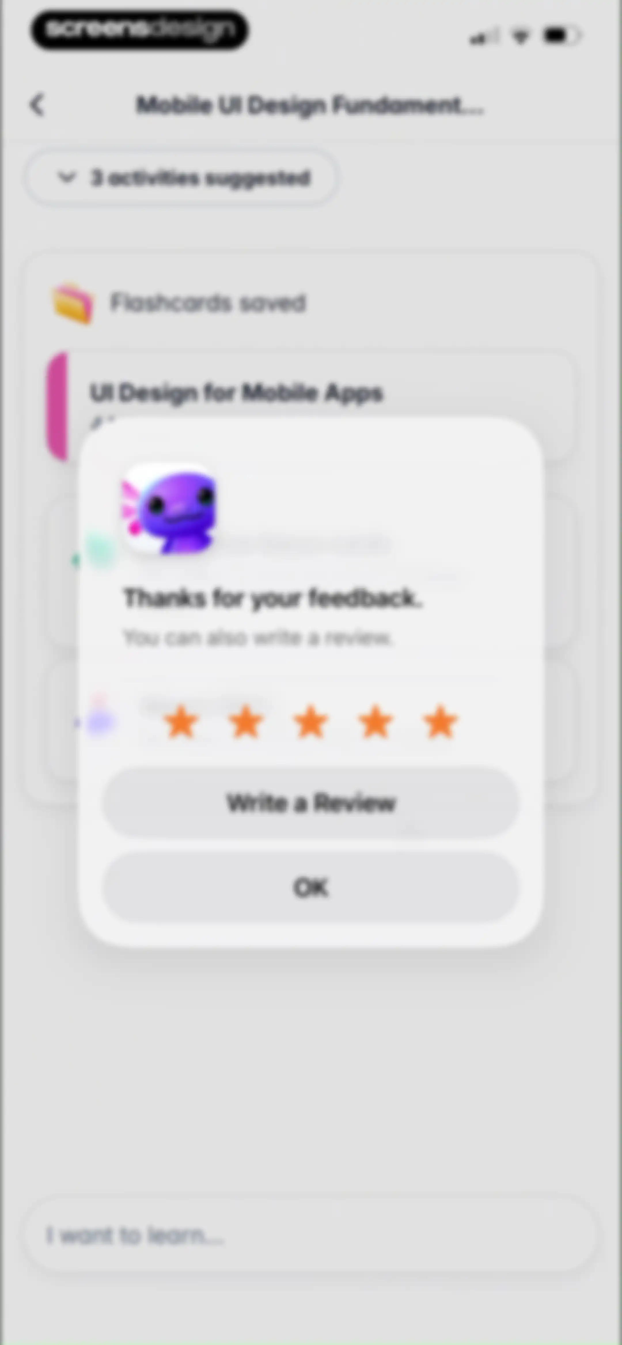 Gizmo: AI Tutor screen 74
